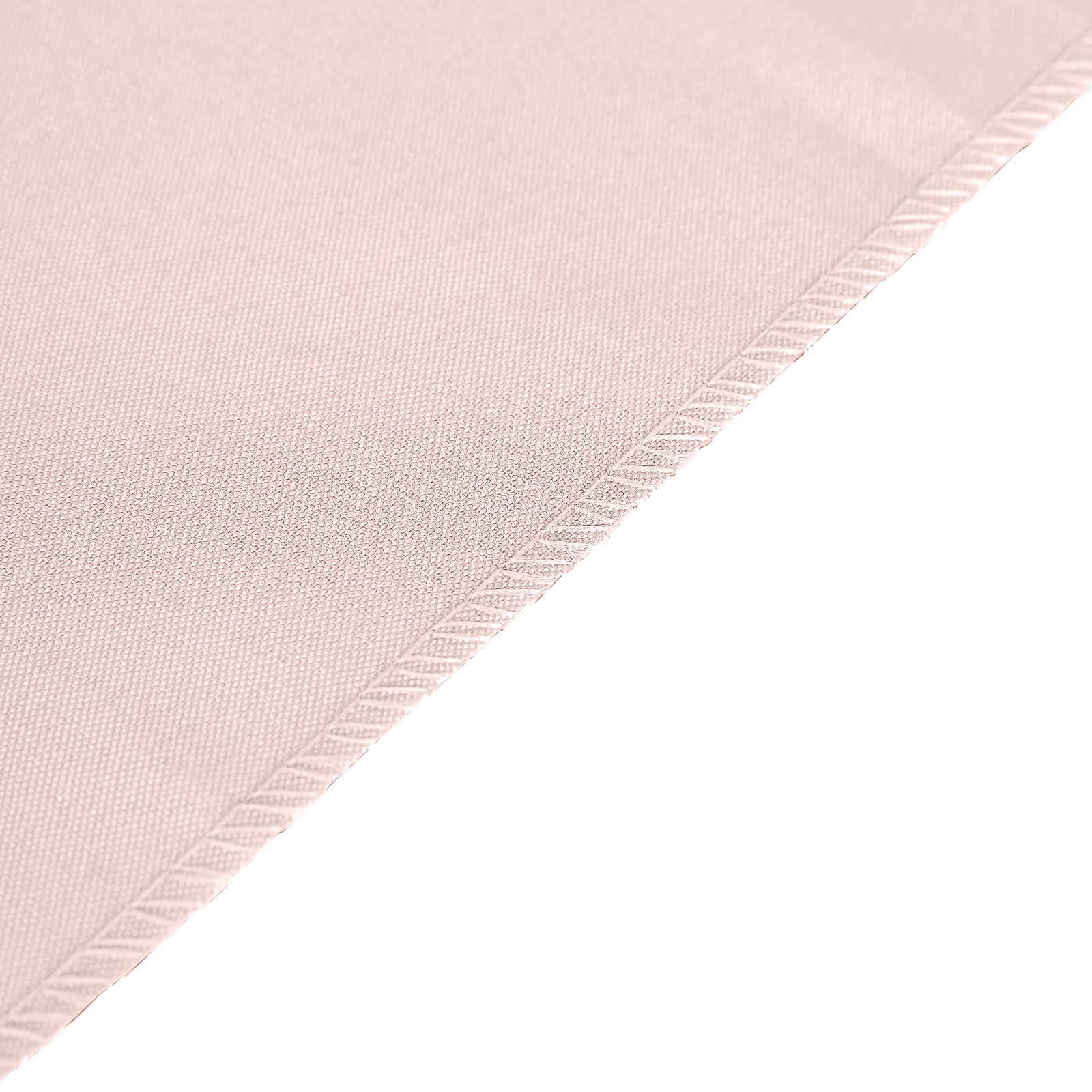 Polyester 12"x108" Table Runner Blush - Durable & Wrinkle-Resistant Table Decor - Image 3