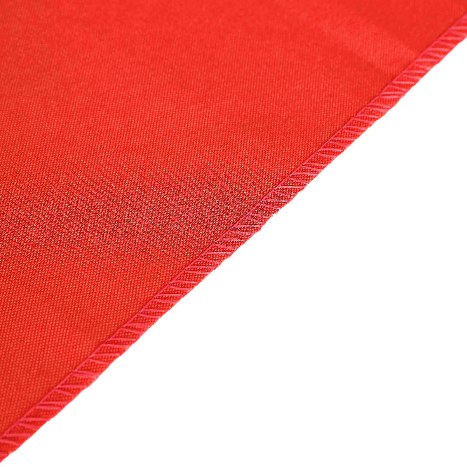 Polyester 12"x108" Table Runner Red - Durable & Wrinkle-Resistant Table Decor - Image 3