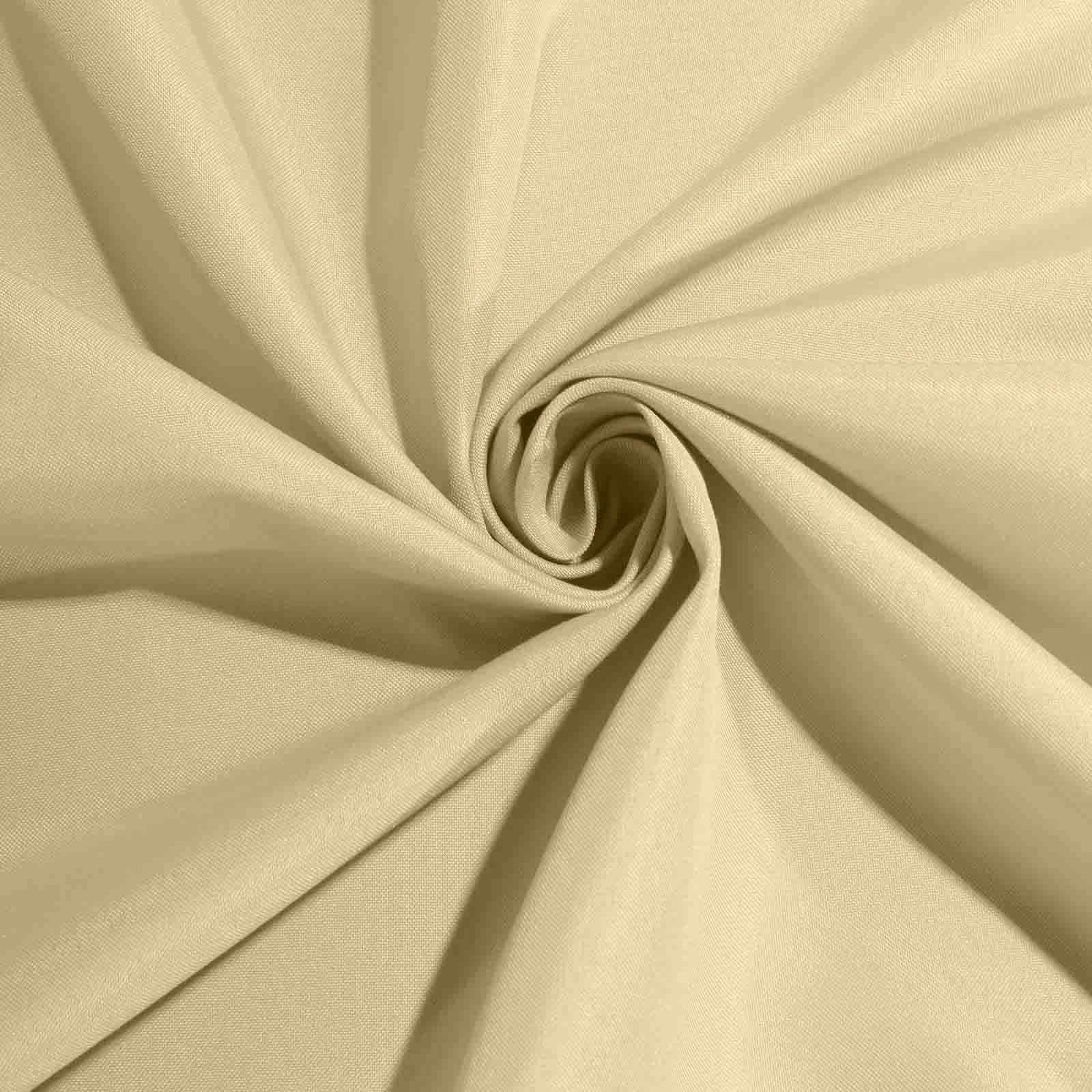 Polyester 60"x126" Rectangle Tablecloth Champagne - Wrinkle-Resistant Table Cover - Image 8