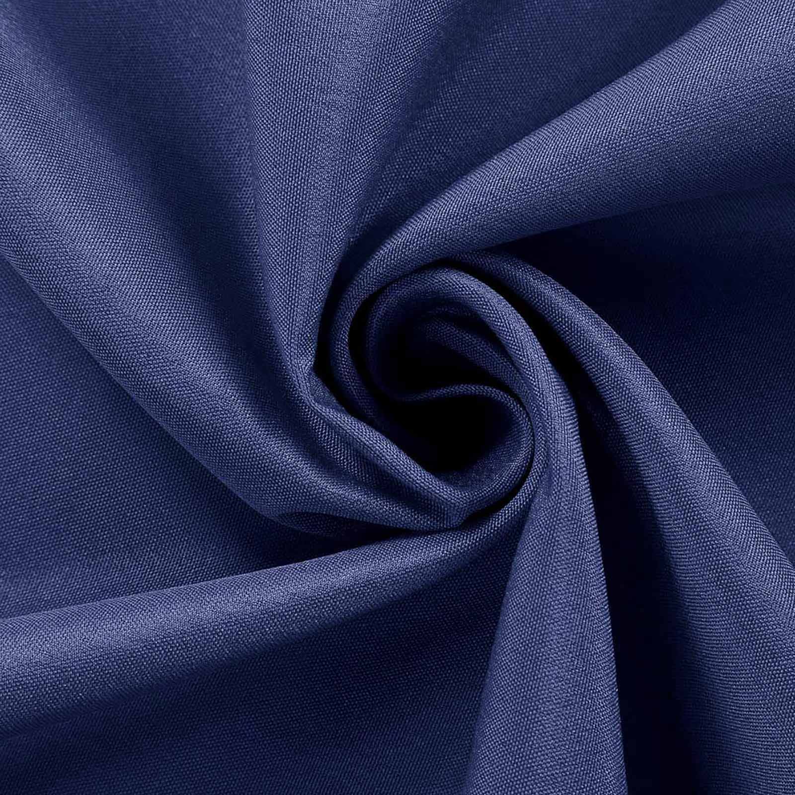 Polyester 70"x70" Table Overlay Square Tablecloth Navy Blue - Wrinkle-Resistant & Durable Table Cover - Image 9