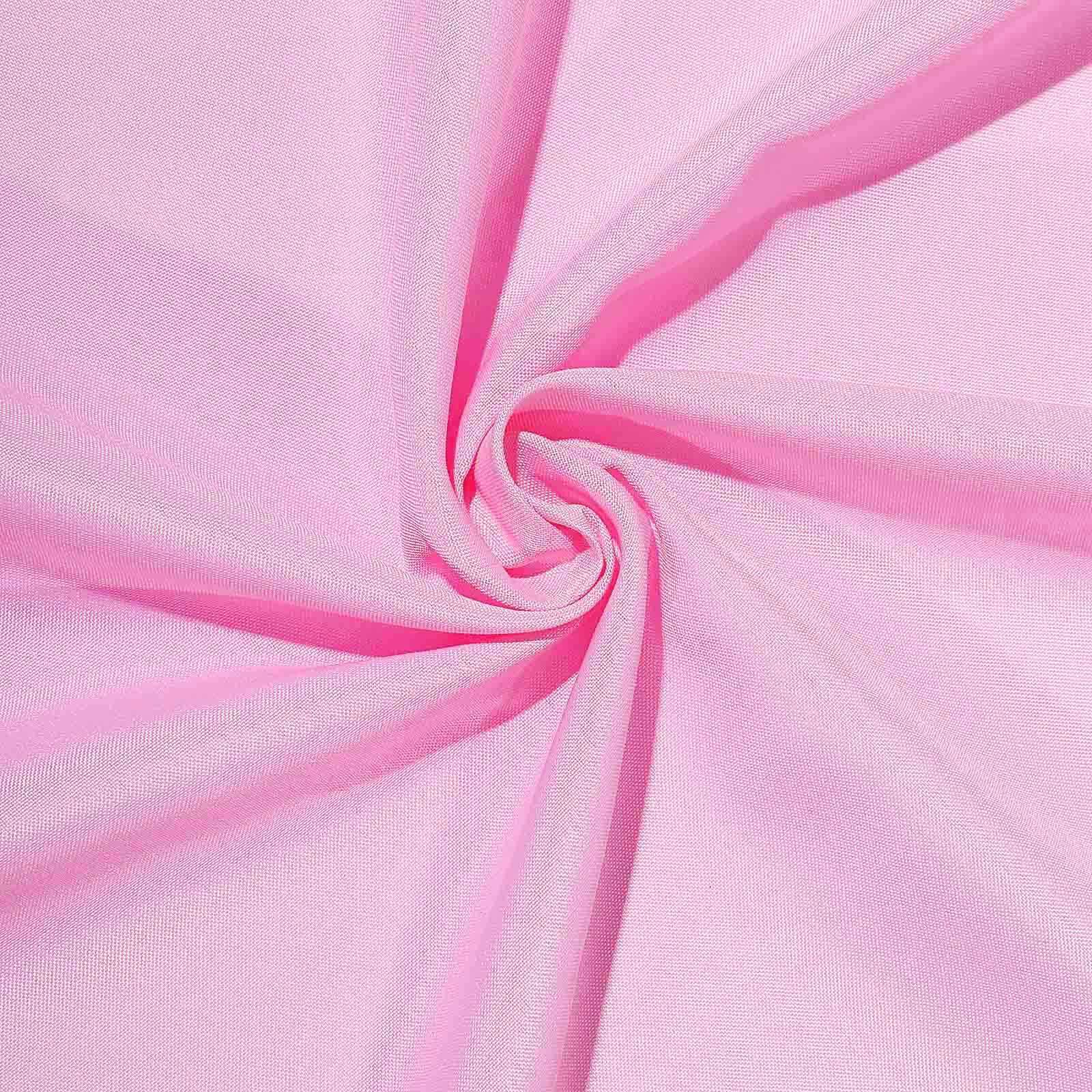 Polyester 70"x70" Table Overlay Square Tablecloth Pink - Wrinkle-Resistant & Durable Table Cover - Image 9