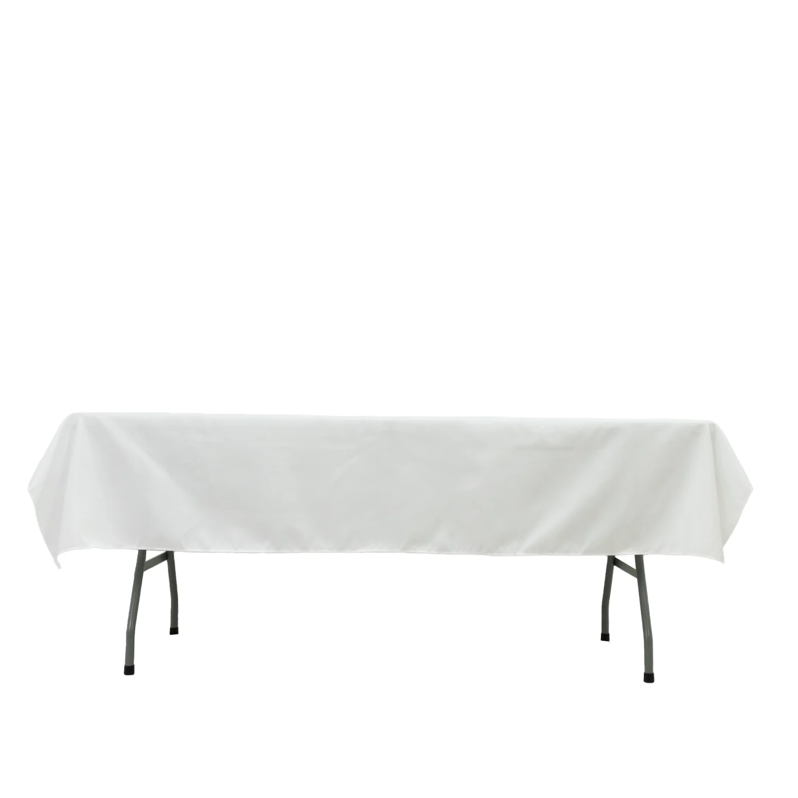 Polyester Tablecloth 60"×84" White – Rectangle, Washable & Wrinkle-Resistant, Perfect for Parties - Image 7