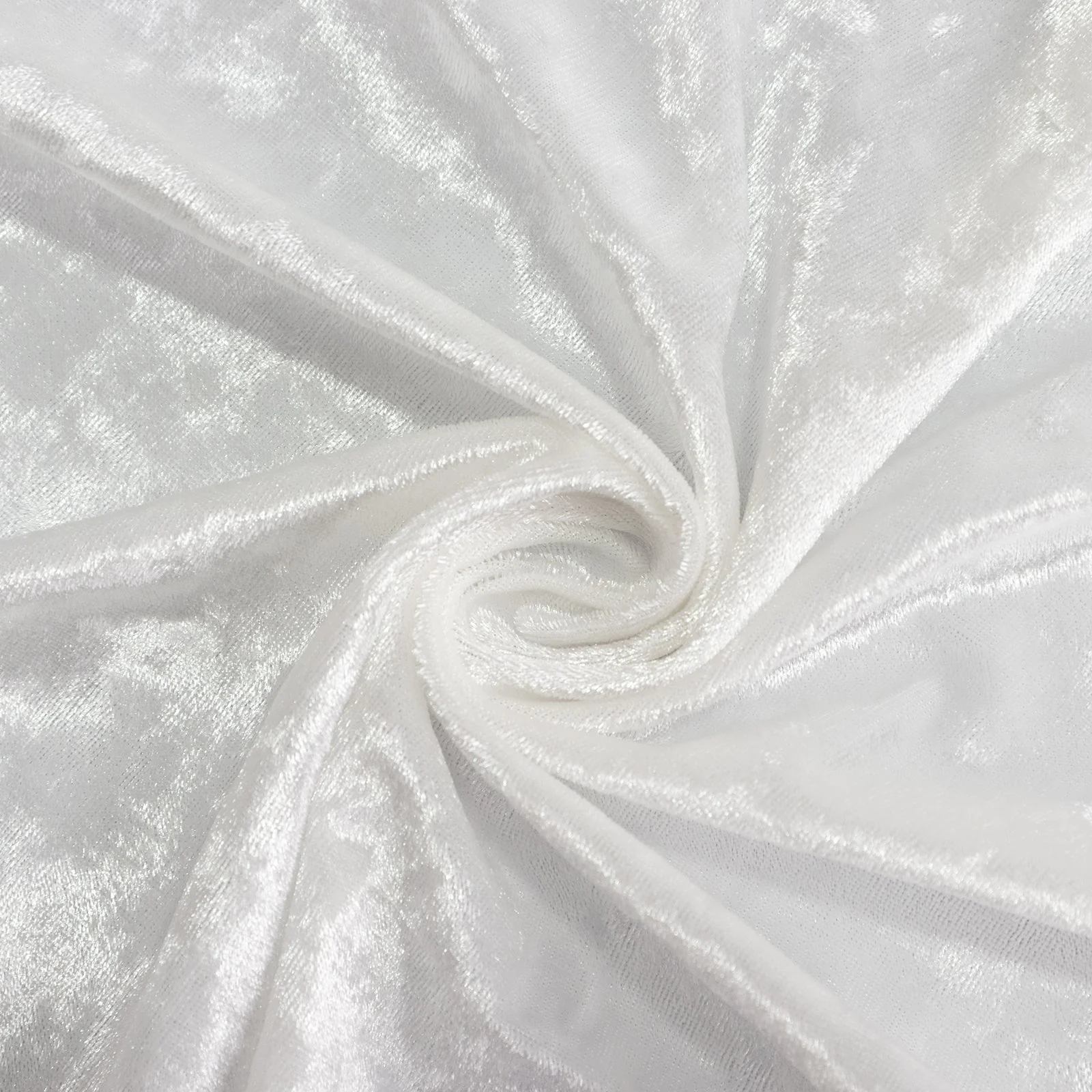 Premium Crushed Velvet 120" Round Tablecloth White - Reusable Soft & Stylish Seamless Table Cover - Image 8