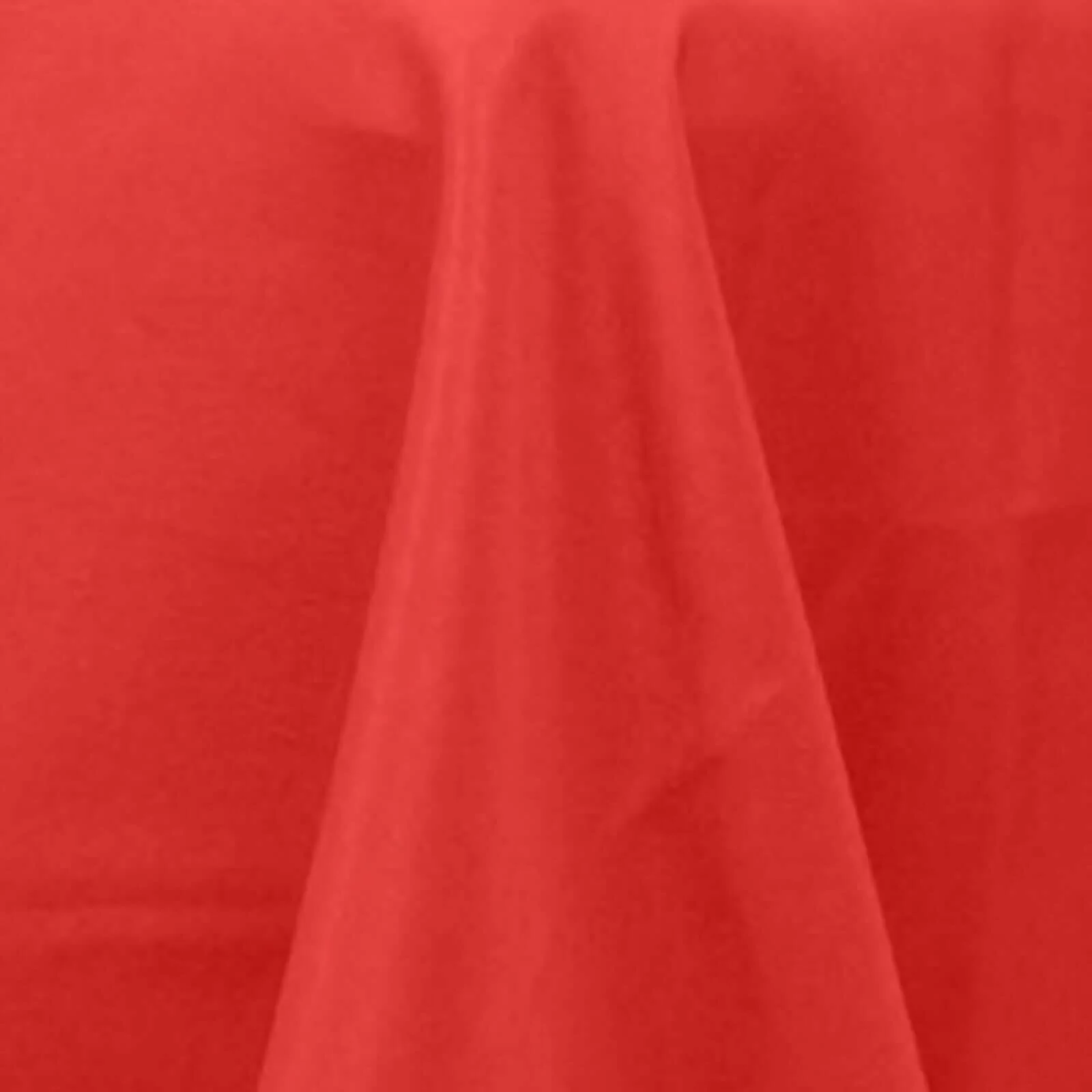 Premium Polyester 132" Round Tablecloth Red - Seamless 220GSM Wrinkle-Resistant Table Cover - Image 8