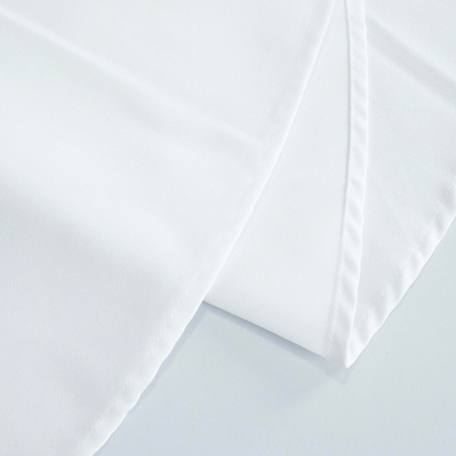 Premium Polyester 70"x70" Table Overlay Square Tablecloth White 220GSM Wrinkle-Resistant Table Cover for Stylish Gatherings - Image 4