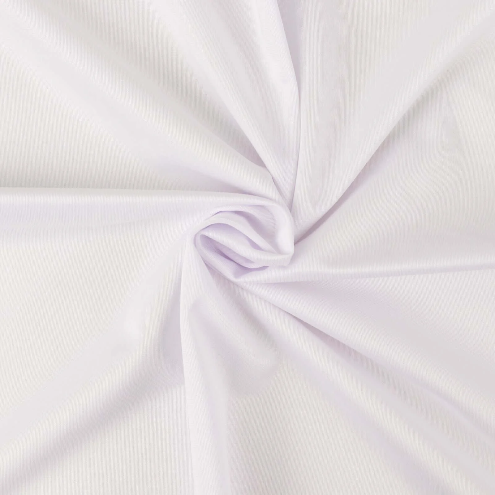 Scuba Round 70" Tablecloth White - Wrinkle Free & Stain Resistant Table Cover for Weddings and Banquets - Image 5