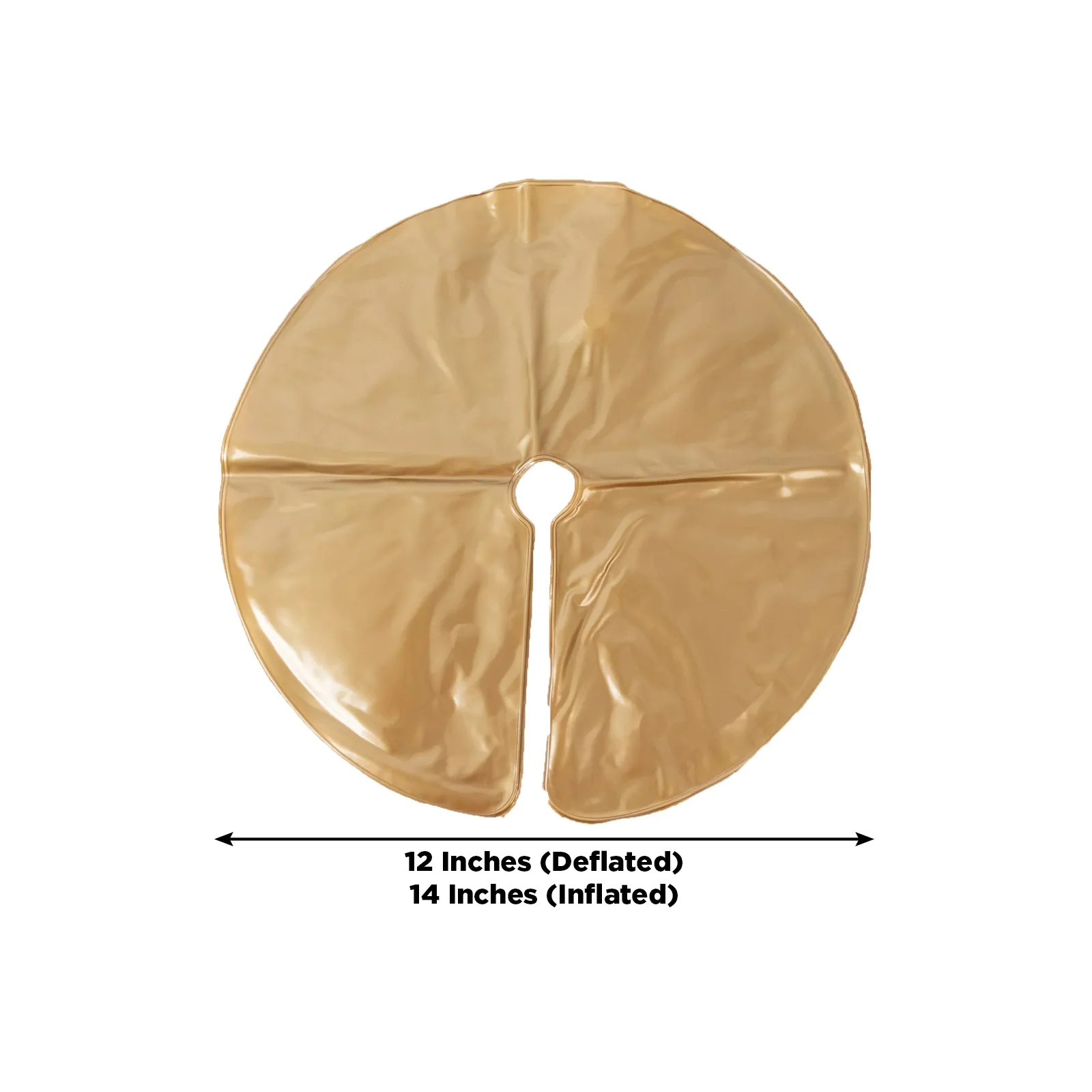 4 Pack 14" Metallic Gold Water Bags – Heavy Duty Reusable PVC Fillable Base Weights for Balloon Columns & Arch Stand Support - Image 3