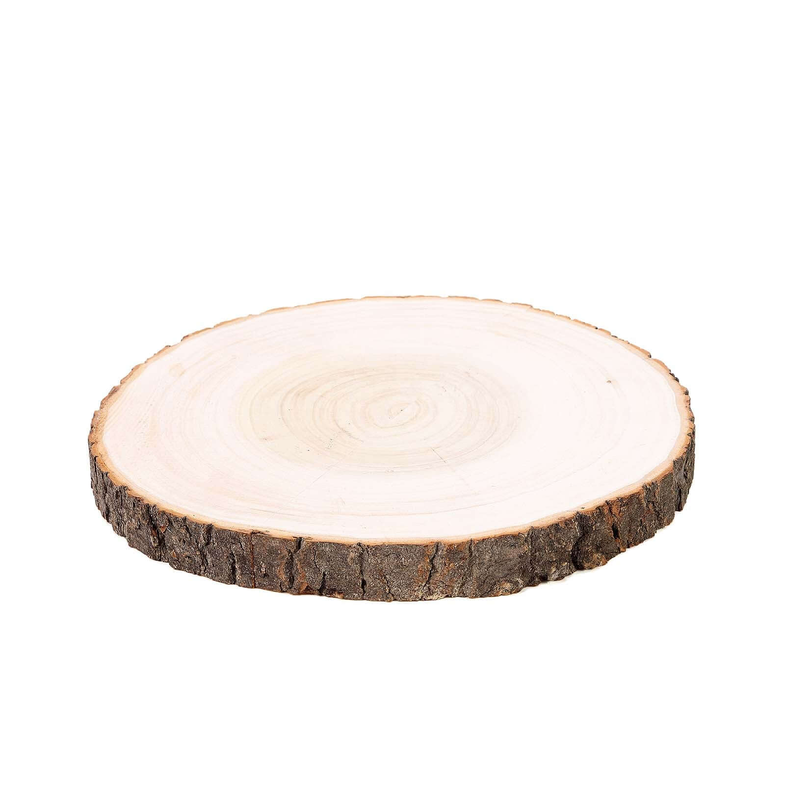 Rustic Poplar Wood Slices Round - Perfect Table Centerpieces for Weddings 12" Dia - Image 7
