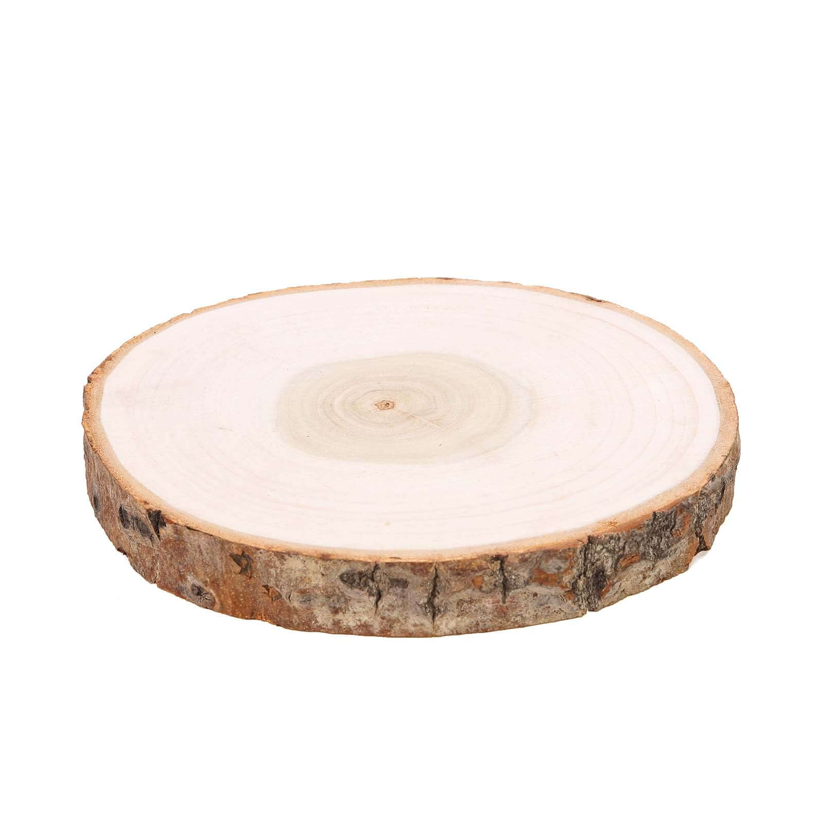 Rustic Poplar Wood Slices Round - Versatile Centerpieces for Tablescapes 9" Dia - Image 7