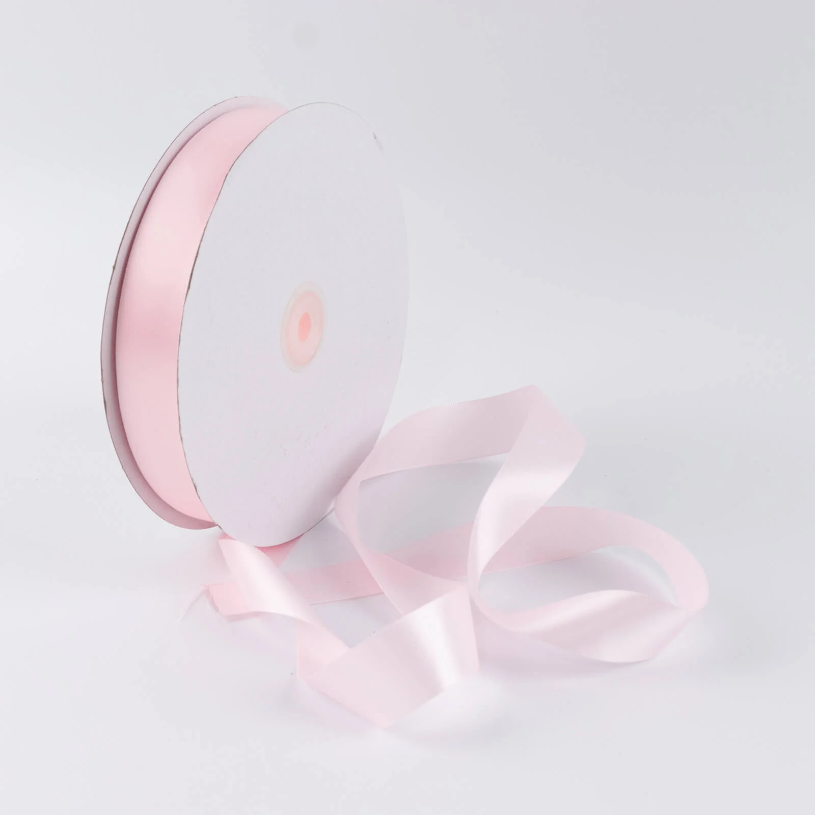 Single Face Satin Ribbon Roll Blush 1" x 100 Yards Decorative Craft Ribbon - Image 8