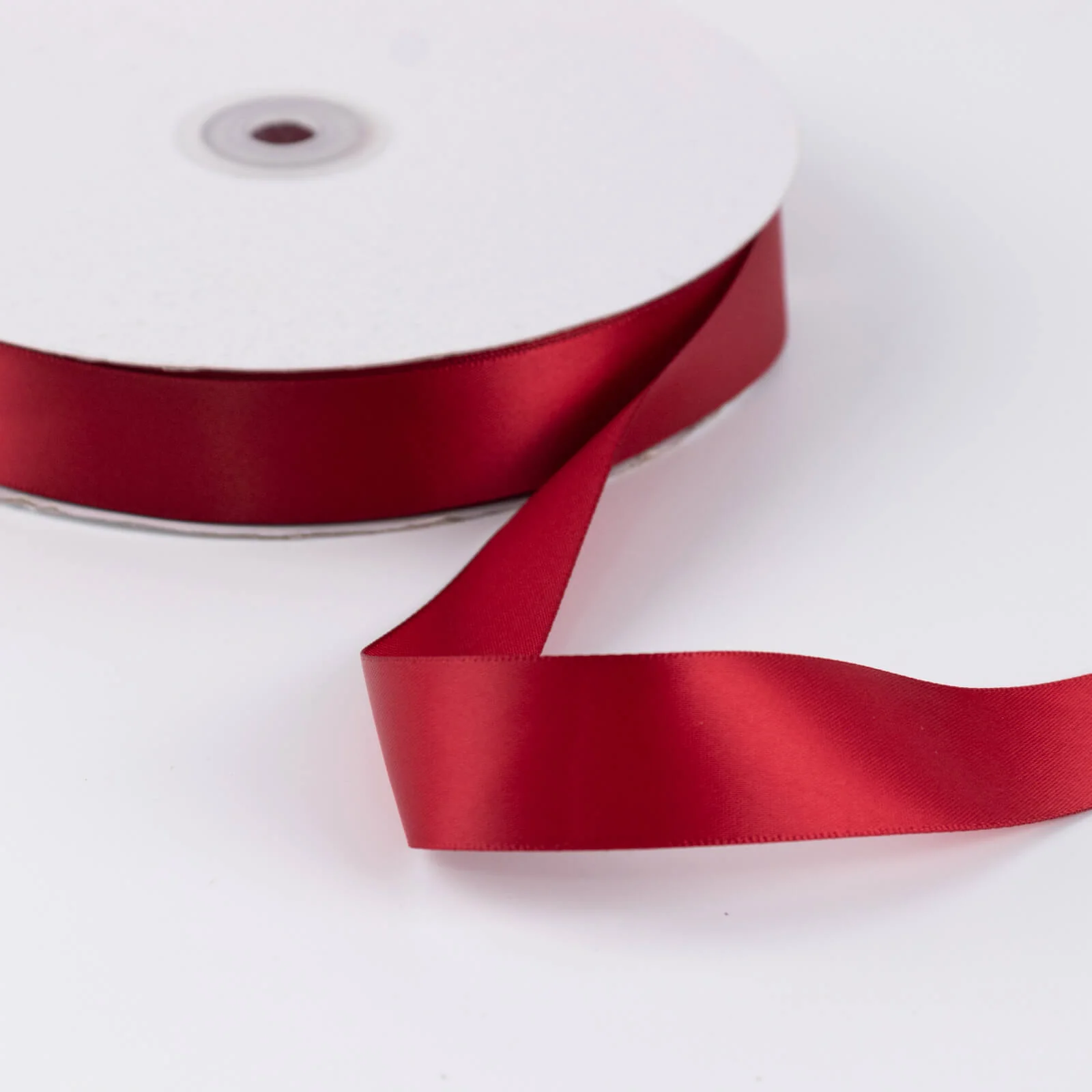 Single Face Satin Ribbon Roll Burgundy 1" x 100 Yards Decorative Craft Ribbon - Image 6