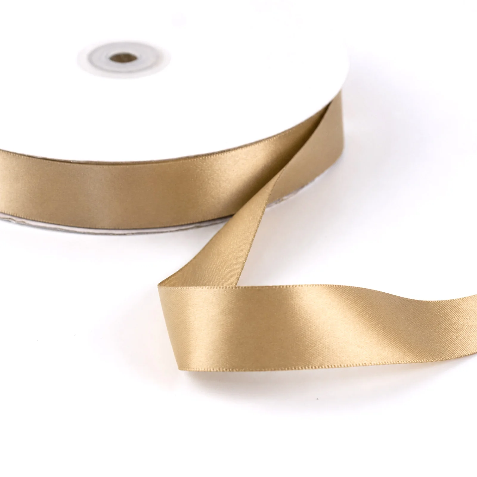 Single Face Satin Ribbon Roll Champagne 1" x 100 Yards Decorative Craft Ribbon - Image 7