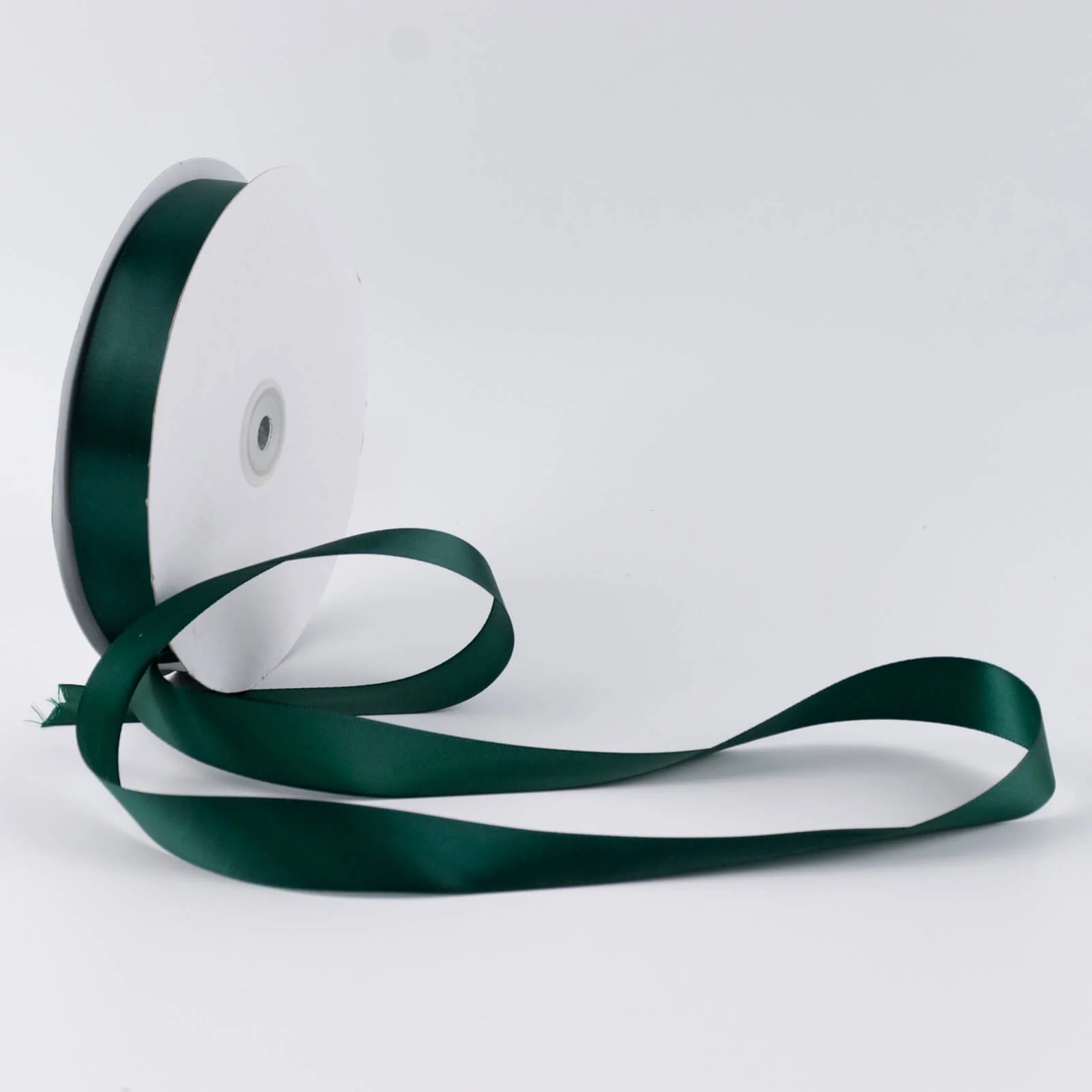 Single Face Satin Ribbon Roll Hunter Emerald Green 1" x 100 Yards Decorative Craft Ribbon - Image 8