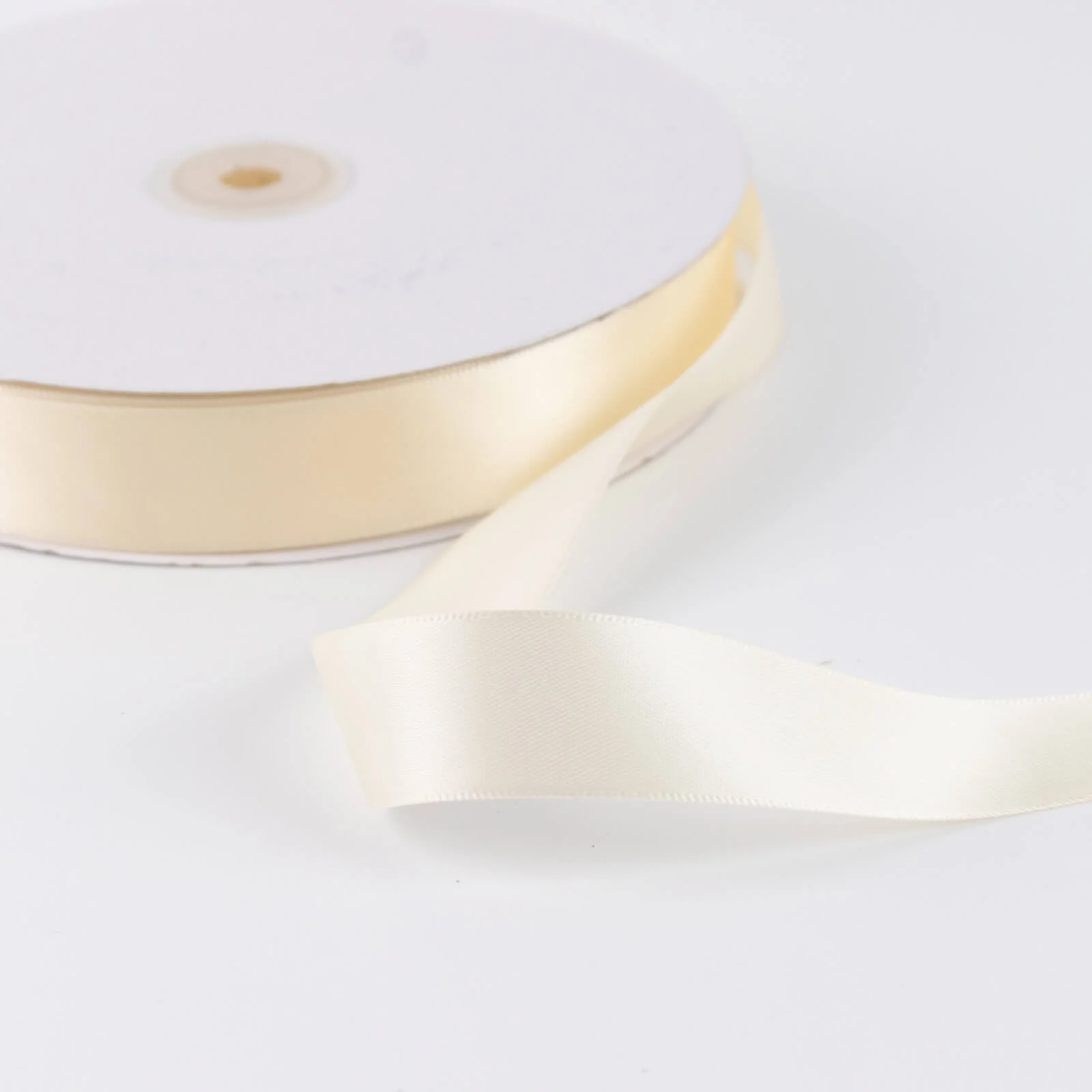 Single Face Satin Ribbon Roll Ivory 1" x 100 Yards Decorative Craft Ribbon - Image 7