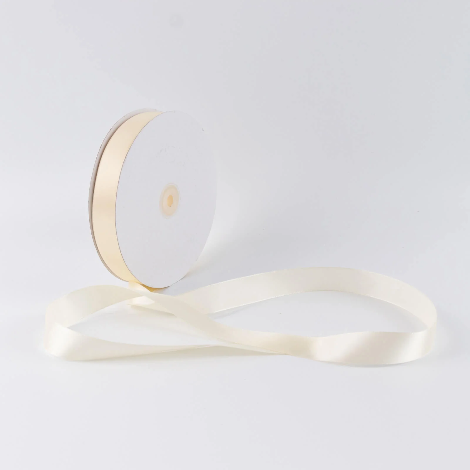 Single Face Satin Ribbon Roll Ivory 1" x 100 Yards Decorative Craft Ribbon - Image 8