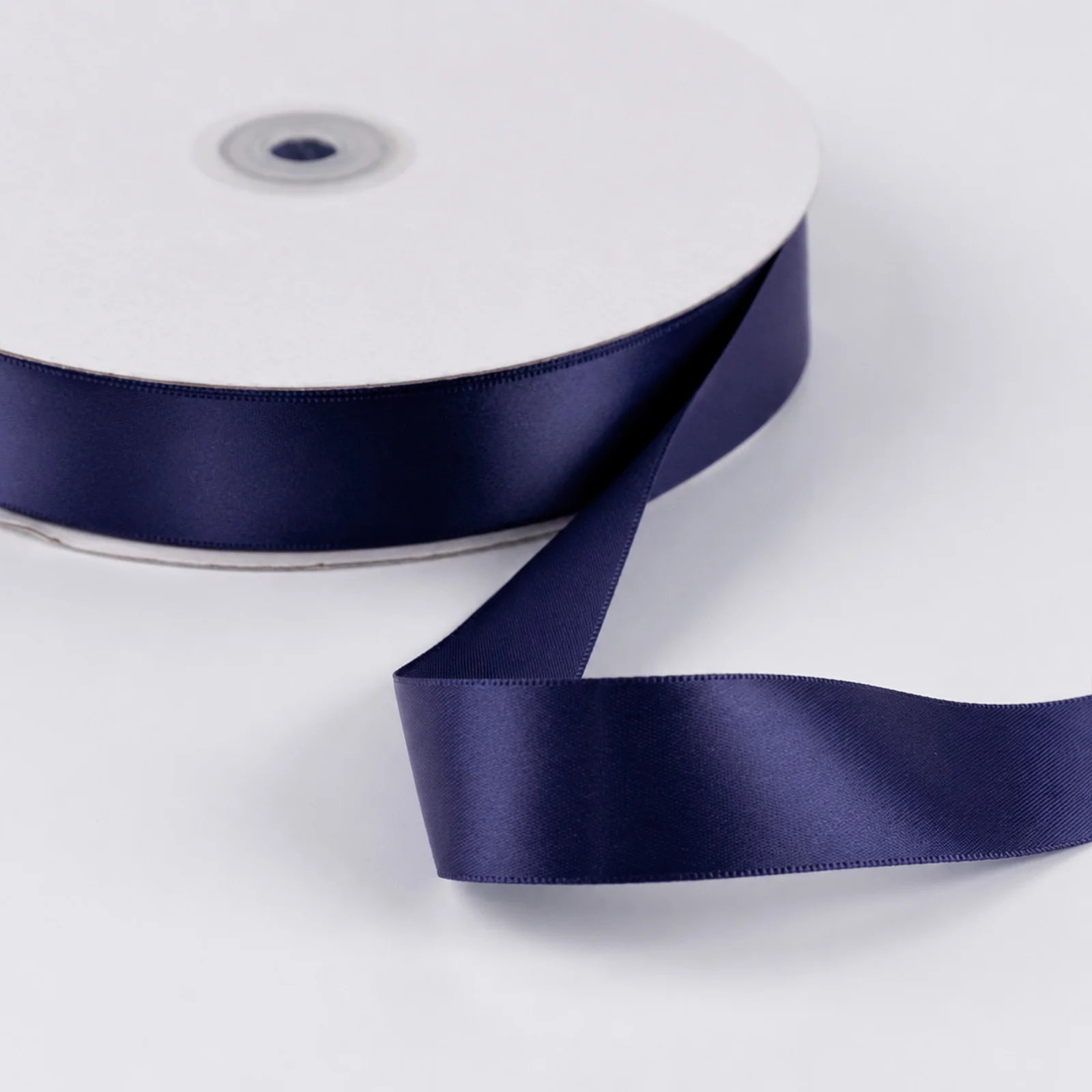 Single Face Satin Ribbon Roll Navy Blue 1" x 100 Yards Decorative Craft Ribbon - Image 7