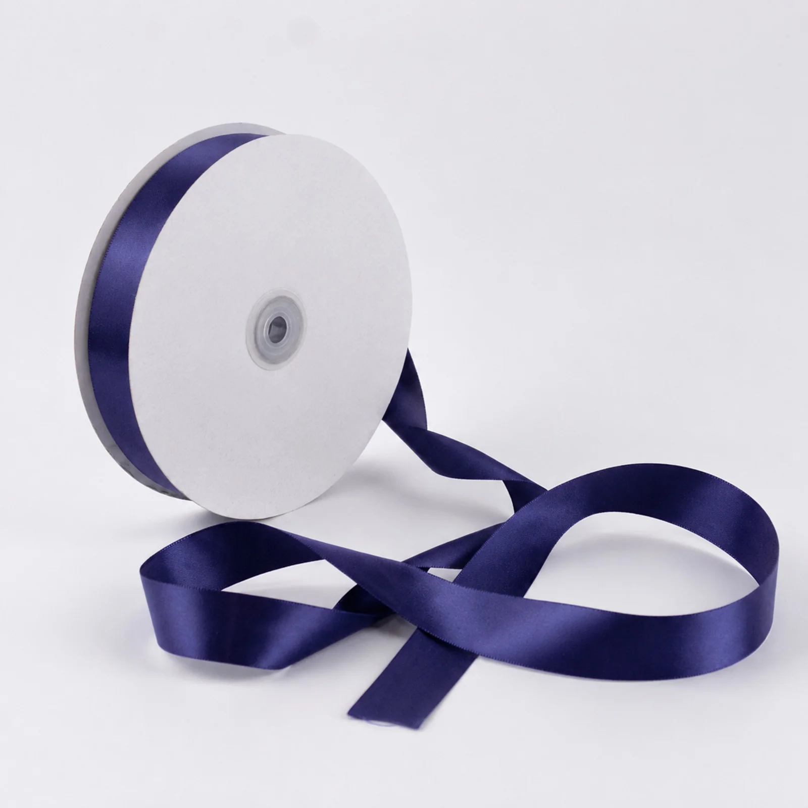 Single Face Satin Ribbon Roll Navy Blue 1" x 100 Yards Decorative Craft Ribbon - Image 8