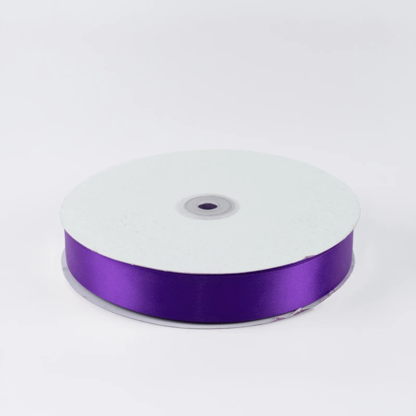 Single Face Satin Ribbon Roll Purple 1" x 100 Yards Decorative Craft Ribbon - Image 2