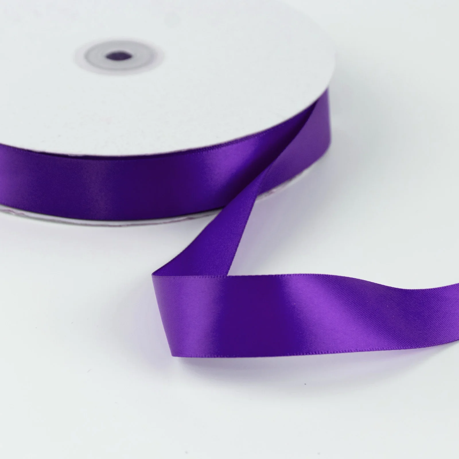 Single Face Satin Ribbon Roll Purple 1" x 100 Yards Decorative Craft Ribbon - Image 7