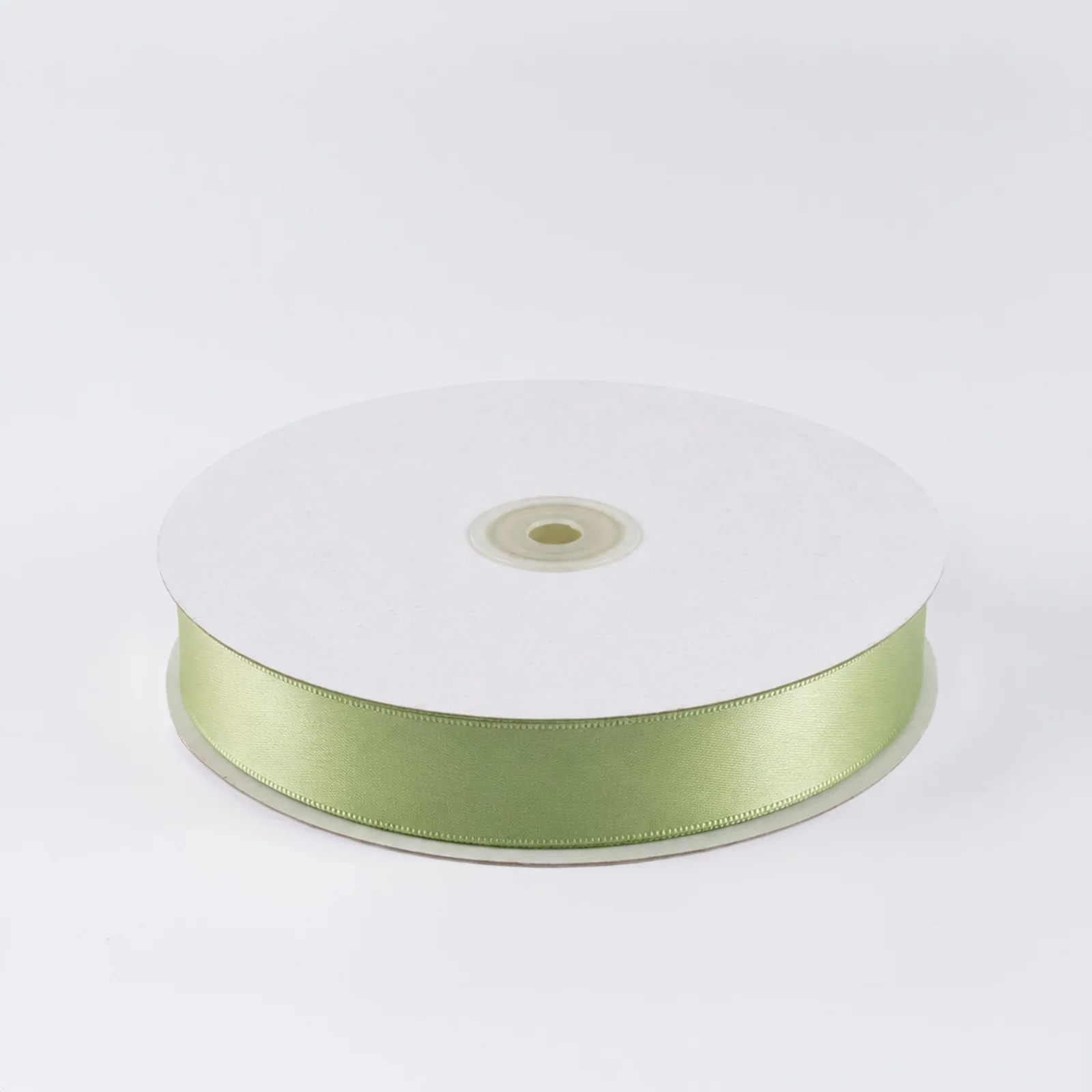 Single Face Satin Ribbon Roll Sage Green 1" x 100 Yards Decorative Craft Ribbon - Image 2