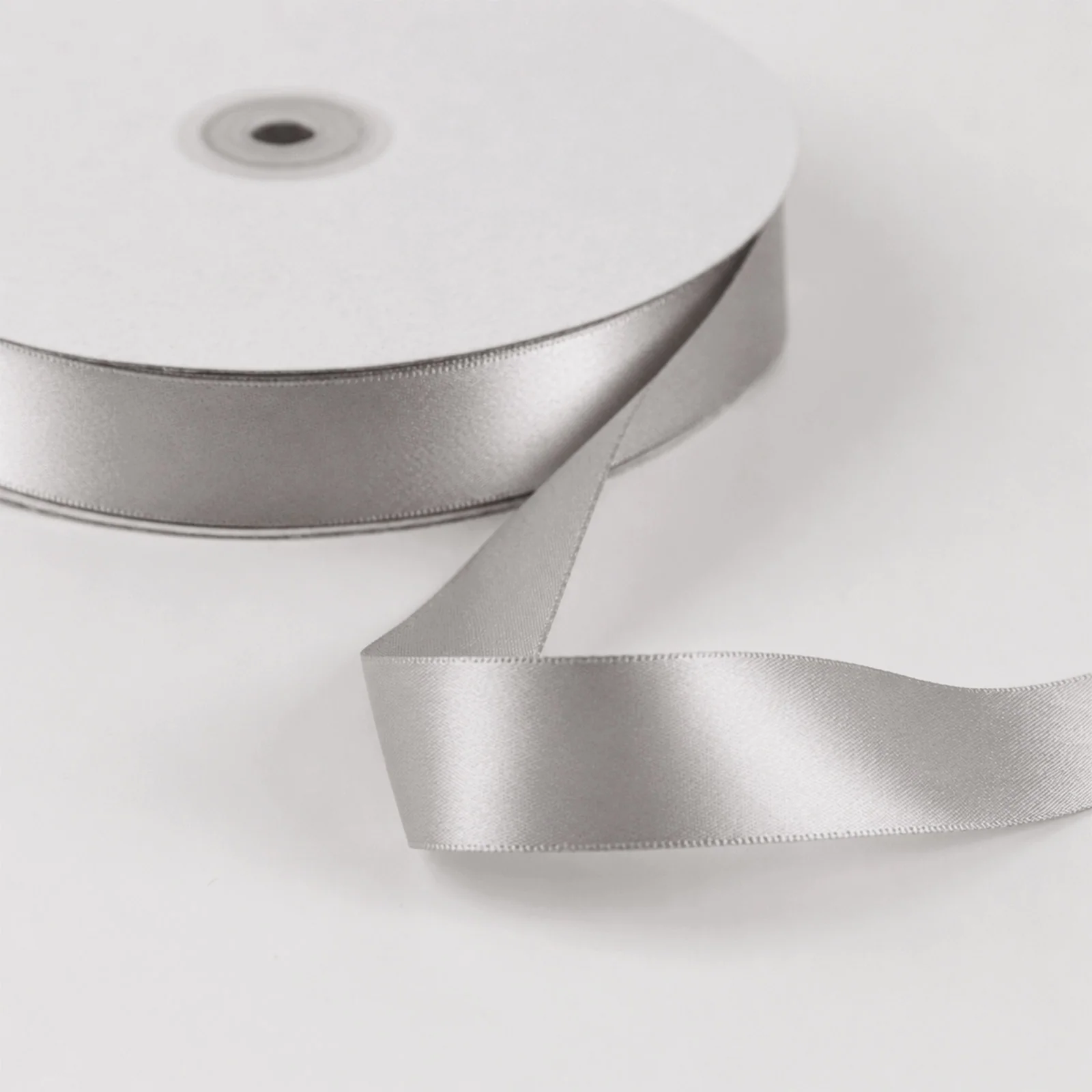 Single Face Satin Ribbon Roll Silver 1" x 100 Yards Decorative Craft Ribbon - Image 7