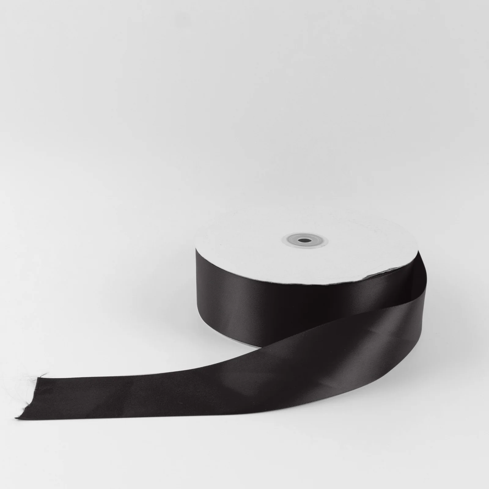 Single Face Satin Ribbon Roll Black 2" x 100 Yards Decorative Craft Ribbon - Image 6