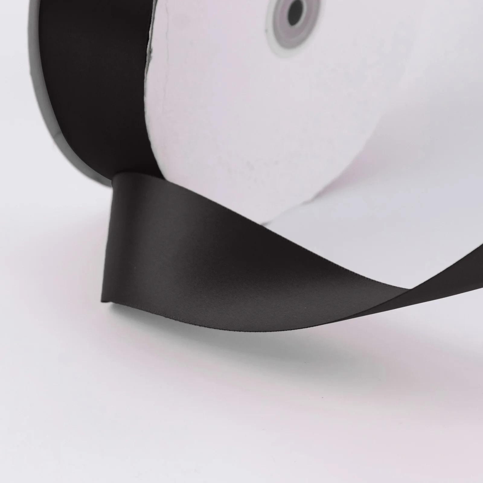 Single Face Satin Ribbon Roll Black 2" x 100 Yards Decorative Craft Ribbon - Image 8