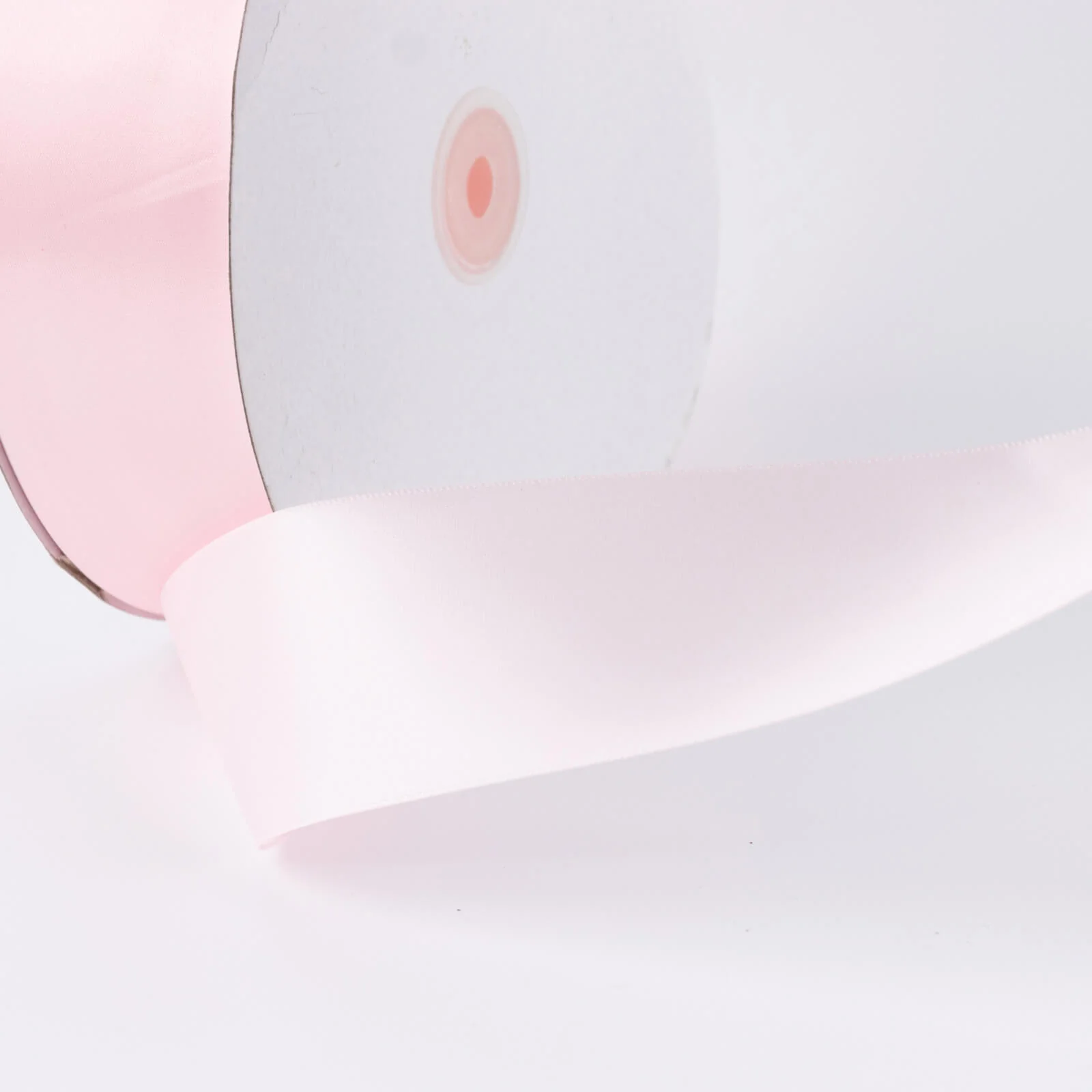 Single Face Satin Ribbon Roll Blush 2" x 100 Yards Decorative Craft Ribbon - Image 8