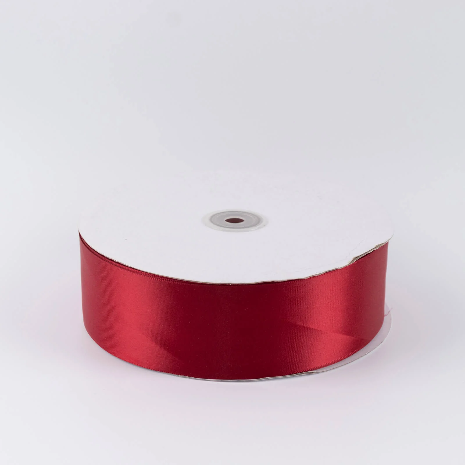 Single Face Satin Ribbon Roll Burgundy 2" x 100 Yards Decorative Craft Ribbon - Image 2