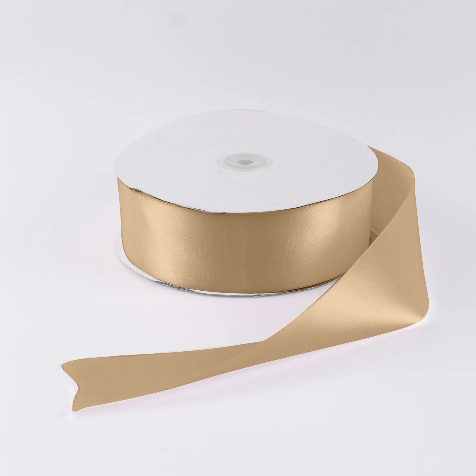Single Face Satin Ribbon Roll Champagne 2" x 100 Yards Decorative Craft Ribbon - Image 6
