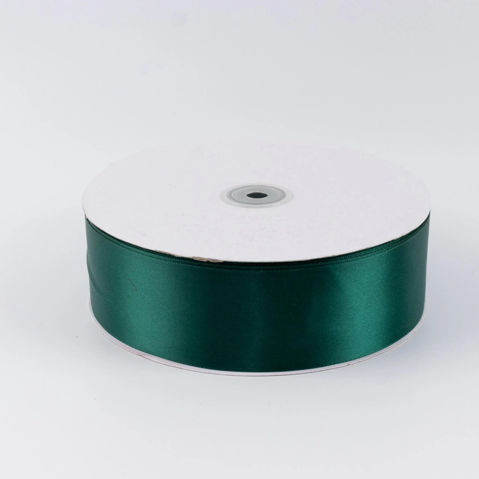 Single Face Satin Ribbon Roll Hunter Emerald Green 2" x 100 Yards Decorative Craft Ribbon - Image 2