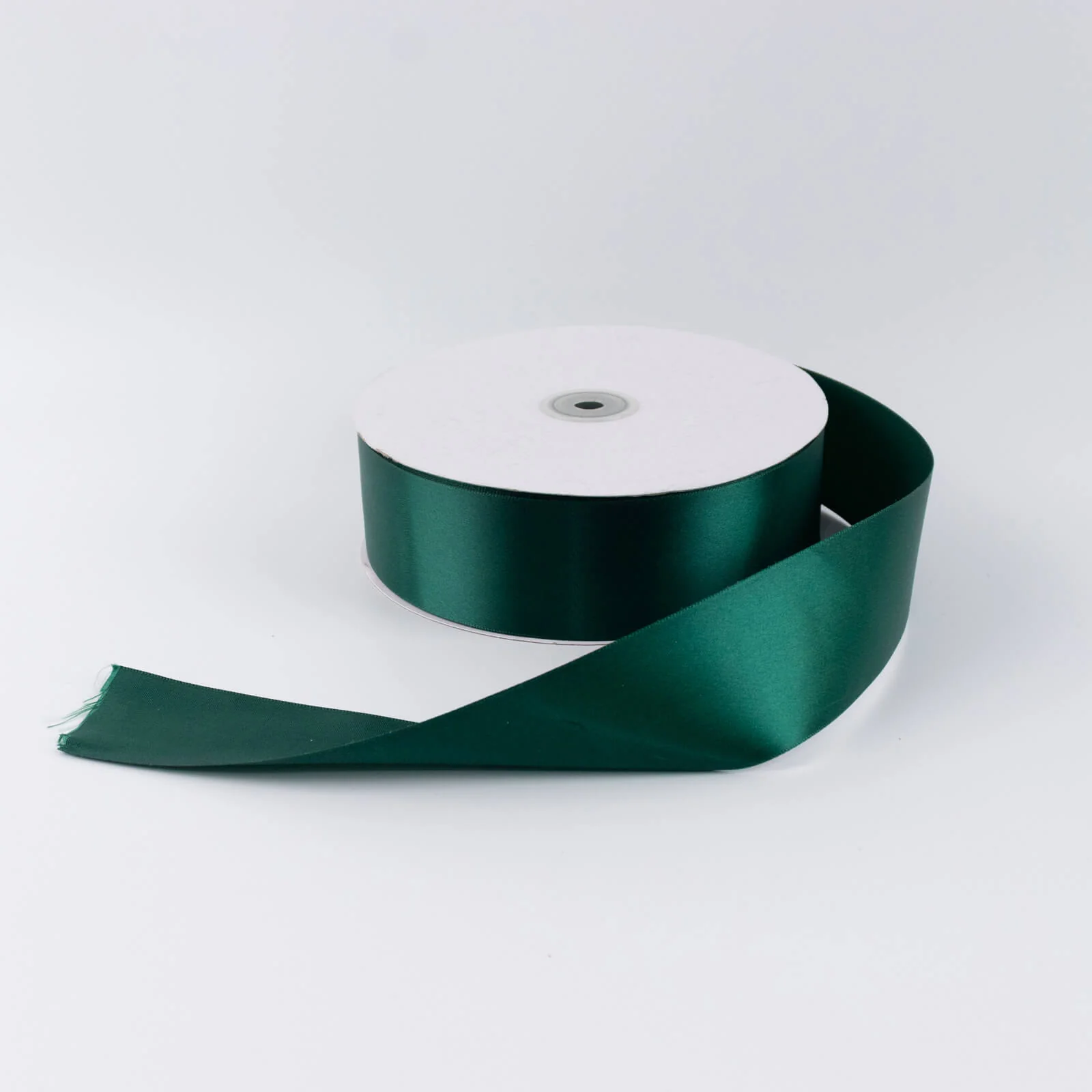 Single Face Satin Ribbon Roll Hunter Emerald Green 2" x 100 Yards Decorative Craft Ribbon - Image 6