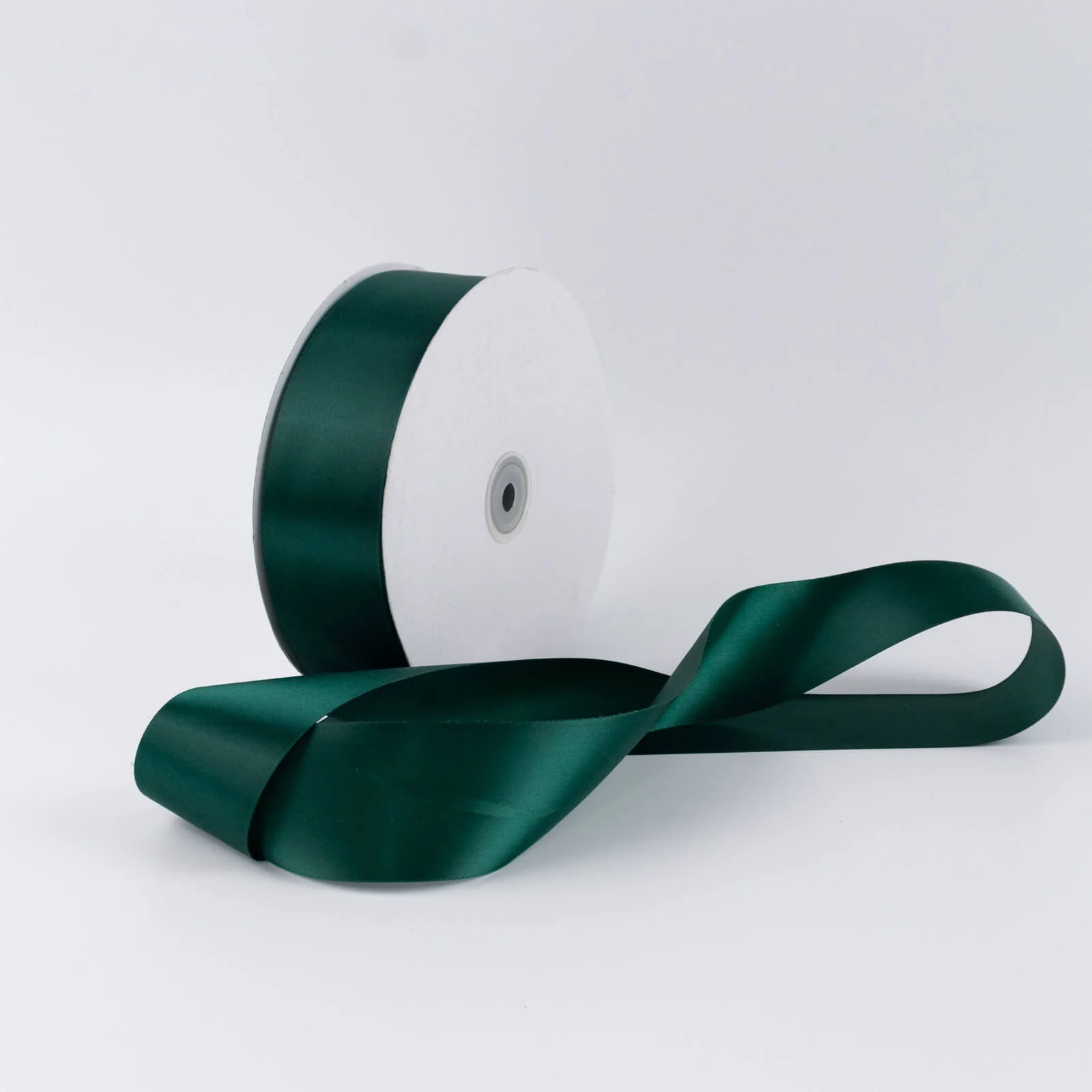 Single Face Satin Ribbon Roll Hunter Emerald Green 2" x 100 Yards Decorative Craft Ribbon - Image 7