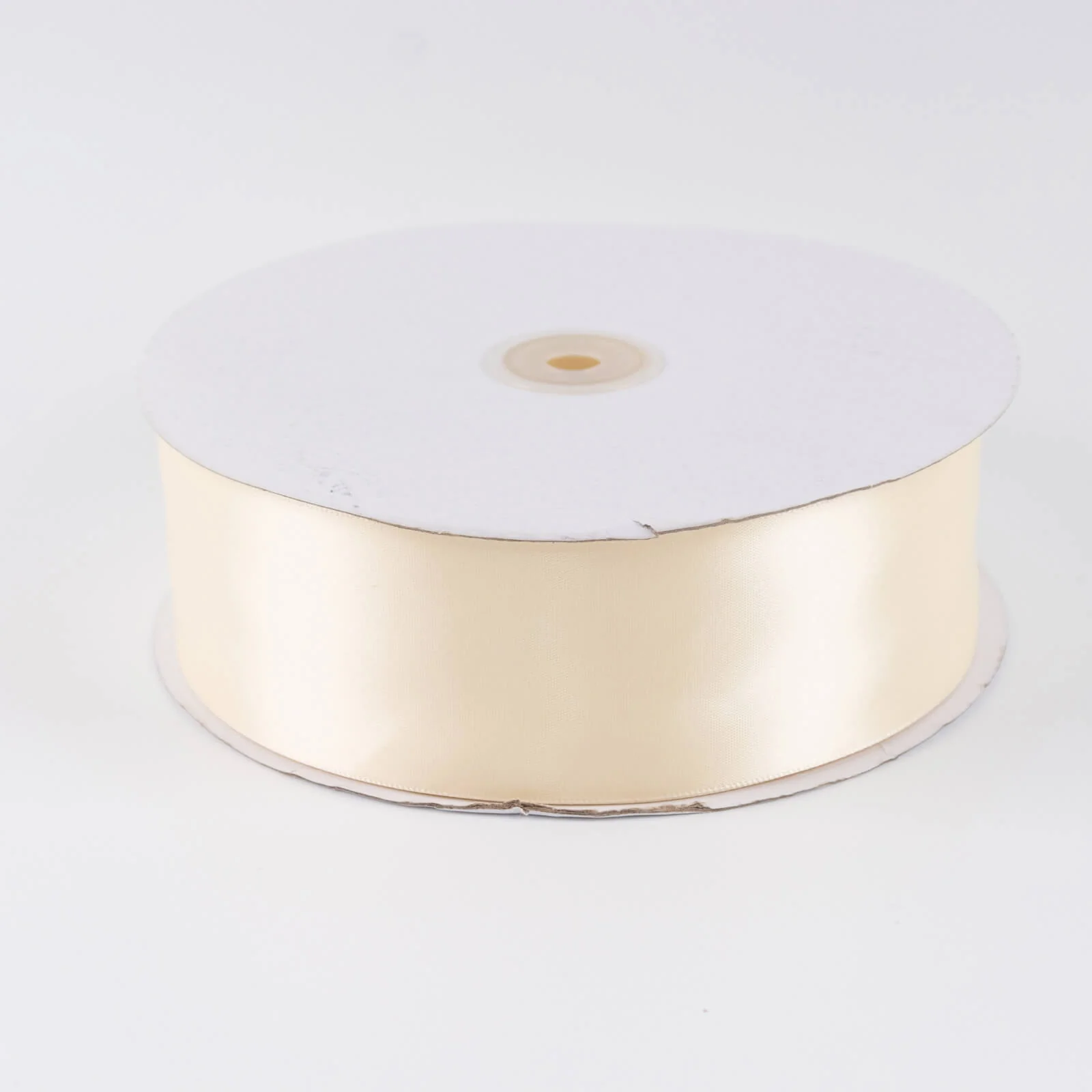 Single Face Satin Ribbon Roll Ivory 2" x 100 Yards Decorative Craft Ribbon - Image 2