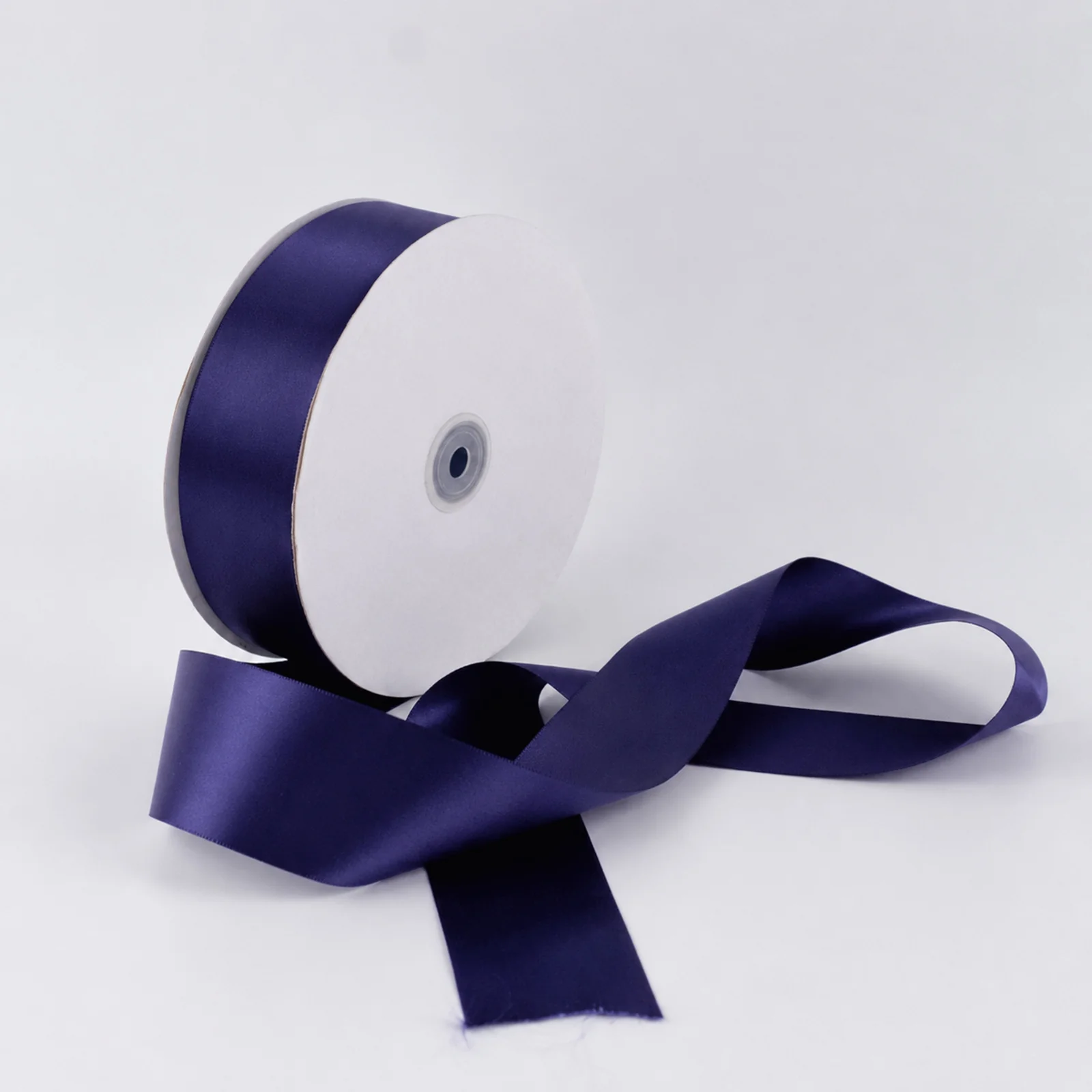 Single Face Satin Ribbon Roll Navy Blue 2" x 100 Yards Decorative Craft Ribbon - Image 7