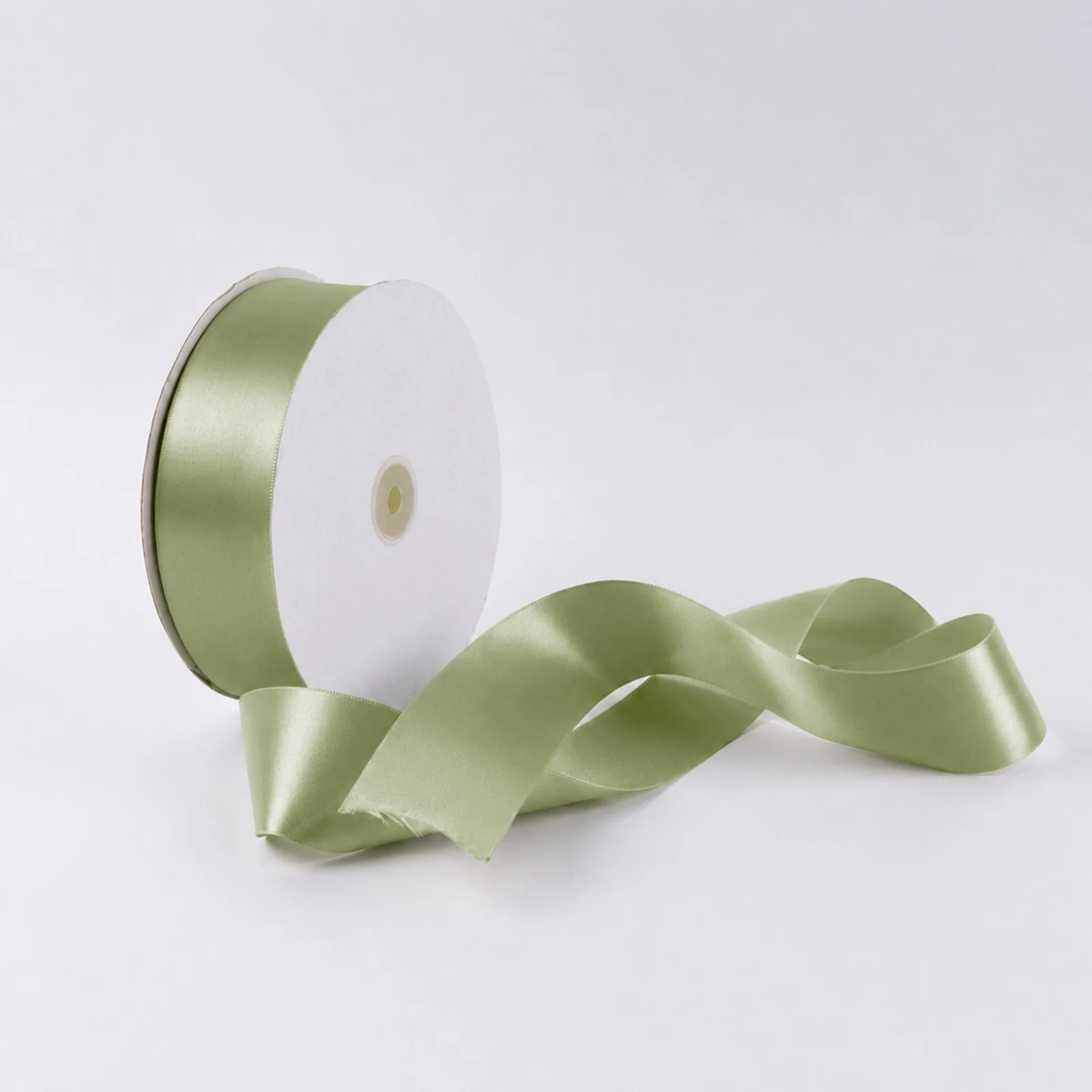 Single Face Satin Ribbon Roll Sage Green 2" x 100 Yards Decorative Craft Ribbon - Image 7
