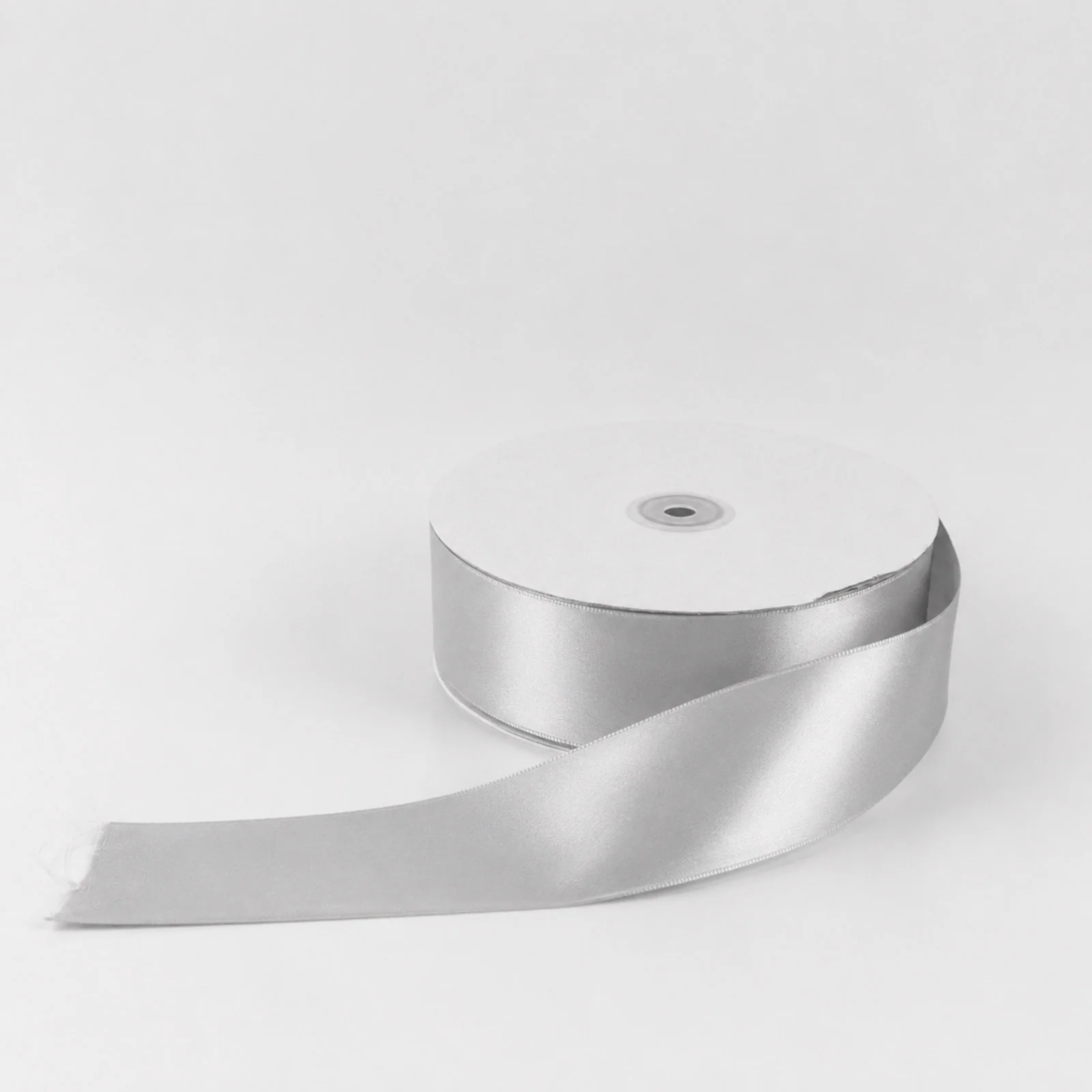 Single Face Satin Ribbon Roll Silver 2" x 100 Yards Decorative Craft Ribbon - Image 6