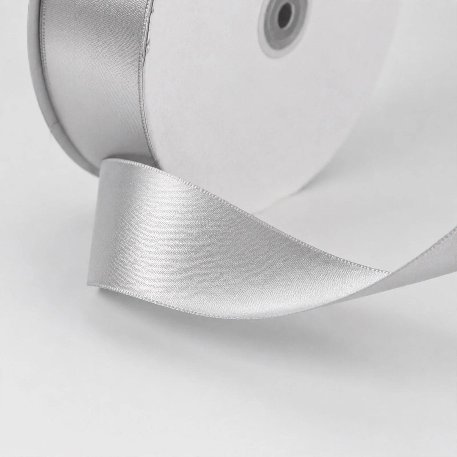 Single Face Satin Ribbon Roll Silver 2" x 100 Yards Decorative Craft Ribbon - Image 8