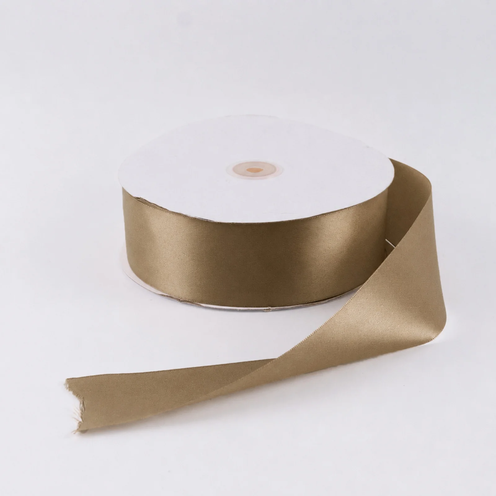 Single Face Satin Ribbon Roll Taupe 2" x 100 Yards Decorative Craft Ribbon - Image 6