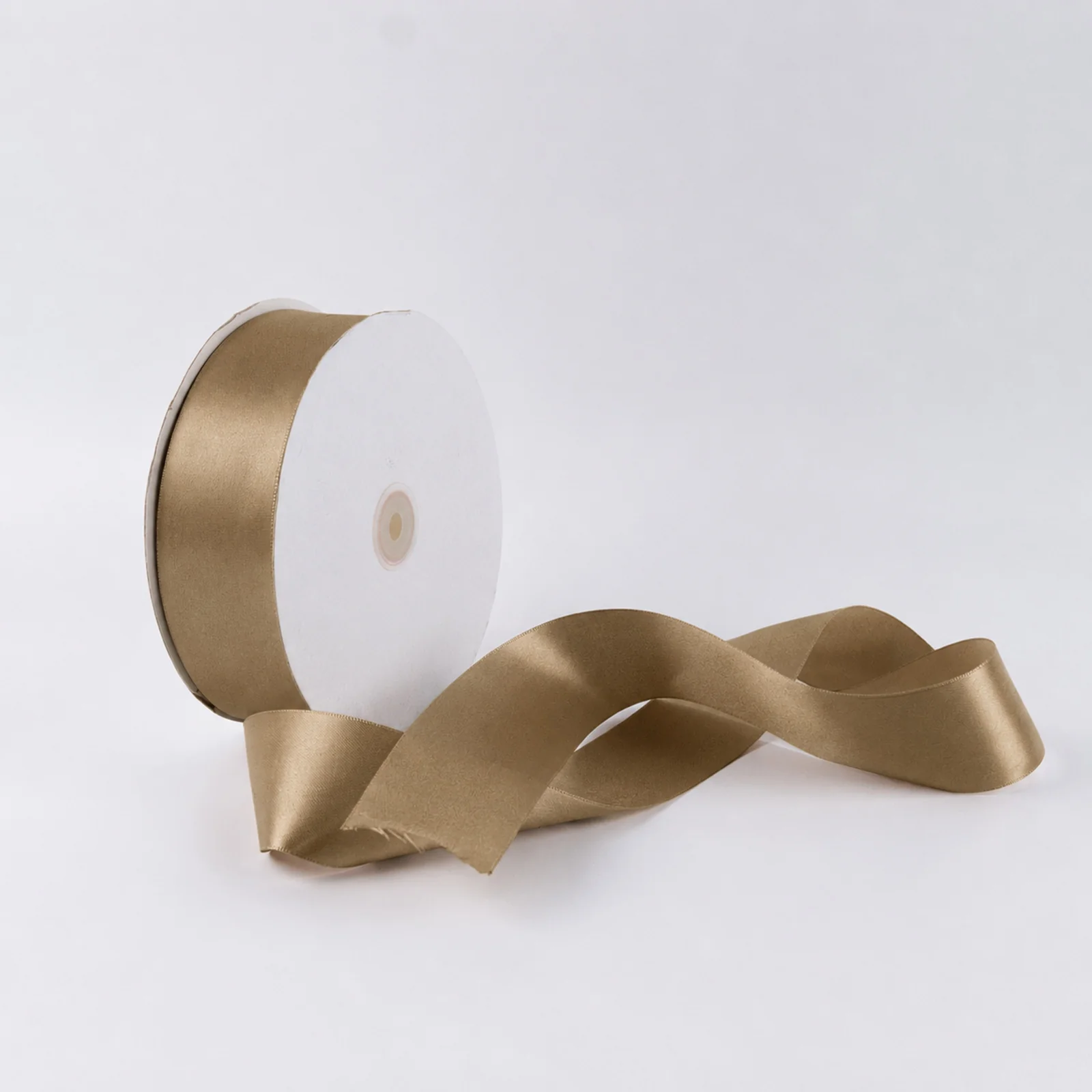 Single Face Satin Ribbon Roll Taupe 2" x 100 Yards Decorative Craft Ribbon - Image 7