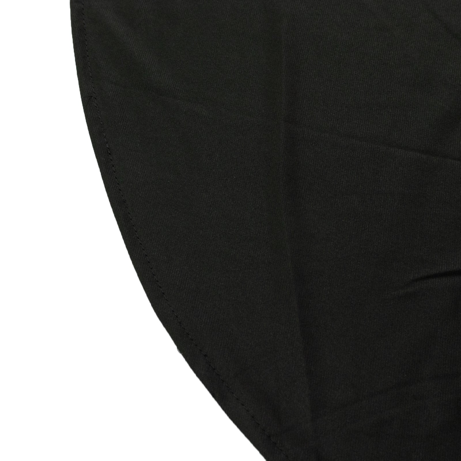Scuba Rectangular 90"x132" Tablecloth Black with Rounded Corners – Seamless, Wrinkle Free & Stain Resistant Table Cover - Image 7