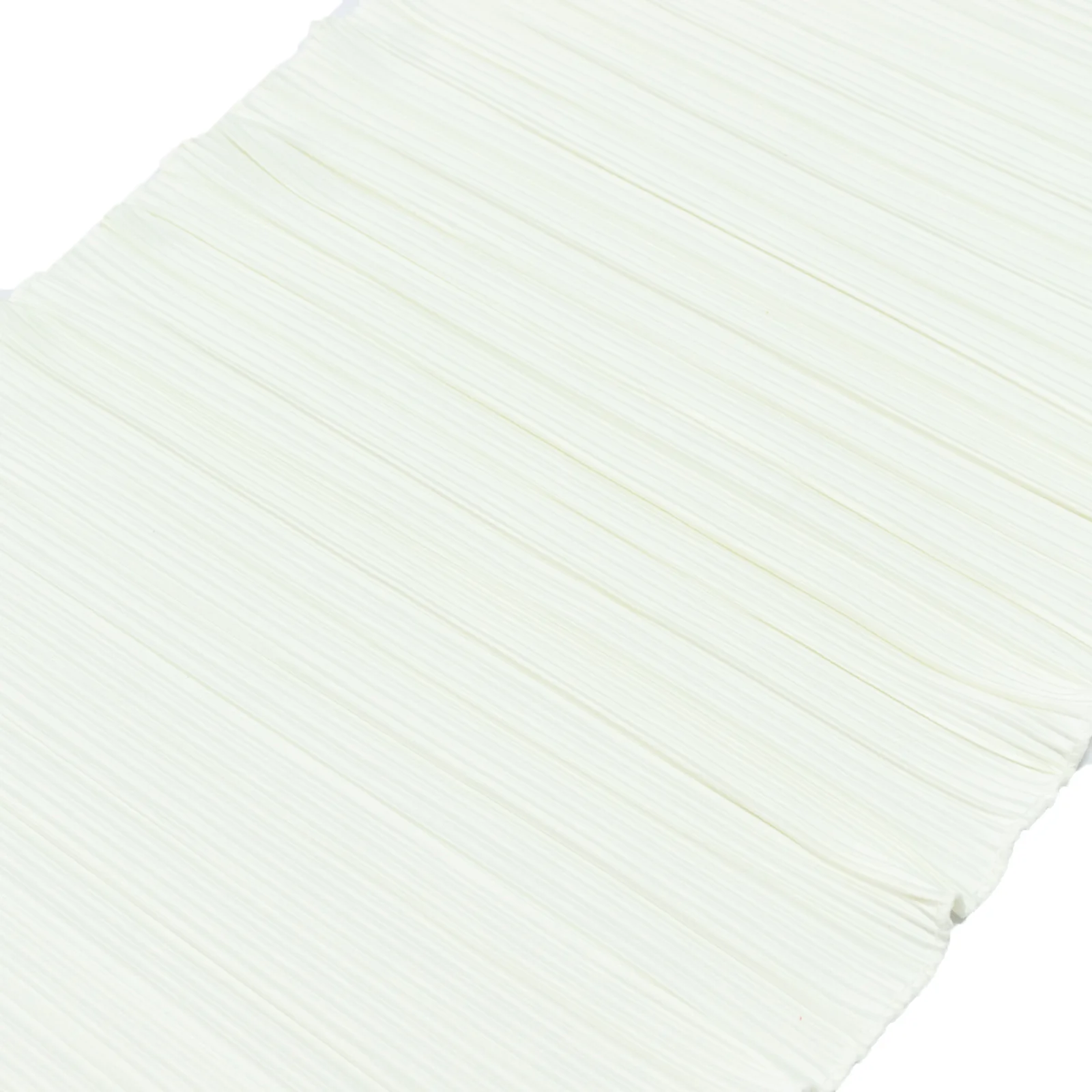 Accordion Pleated Scuba Table Runner 12" x 108" Ivory – Wrinkle Free & Stain Resistant Textured Table Accent - Image 8