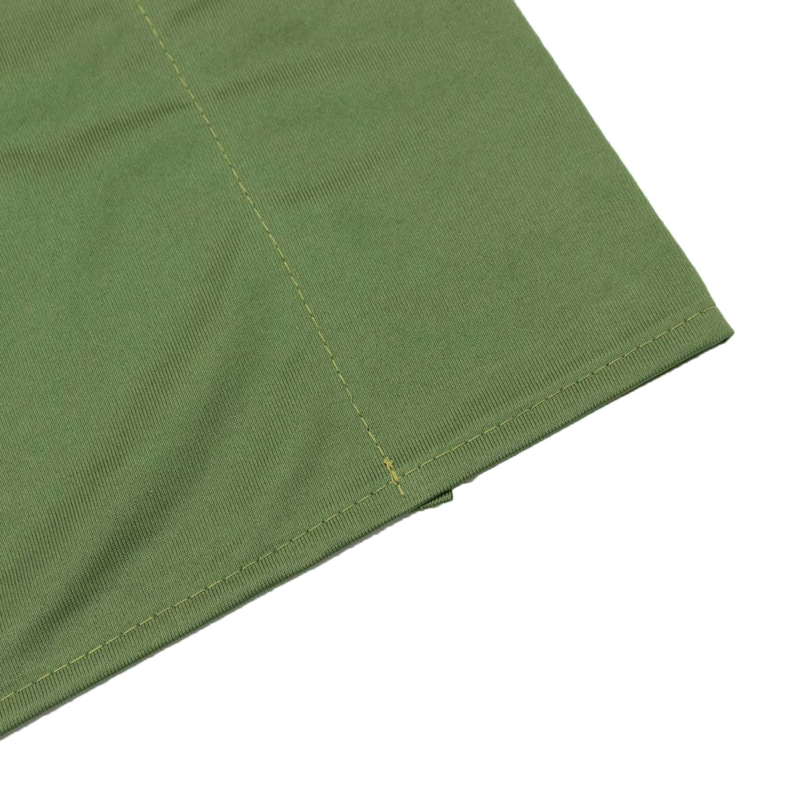 Scuba Polyester Event Backdrop Curtain Olive Green 10ftx10ft Durable Flame Resistant Wrinkle-Free Photography Drape Panel With Rod Pocket - Image 9