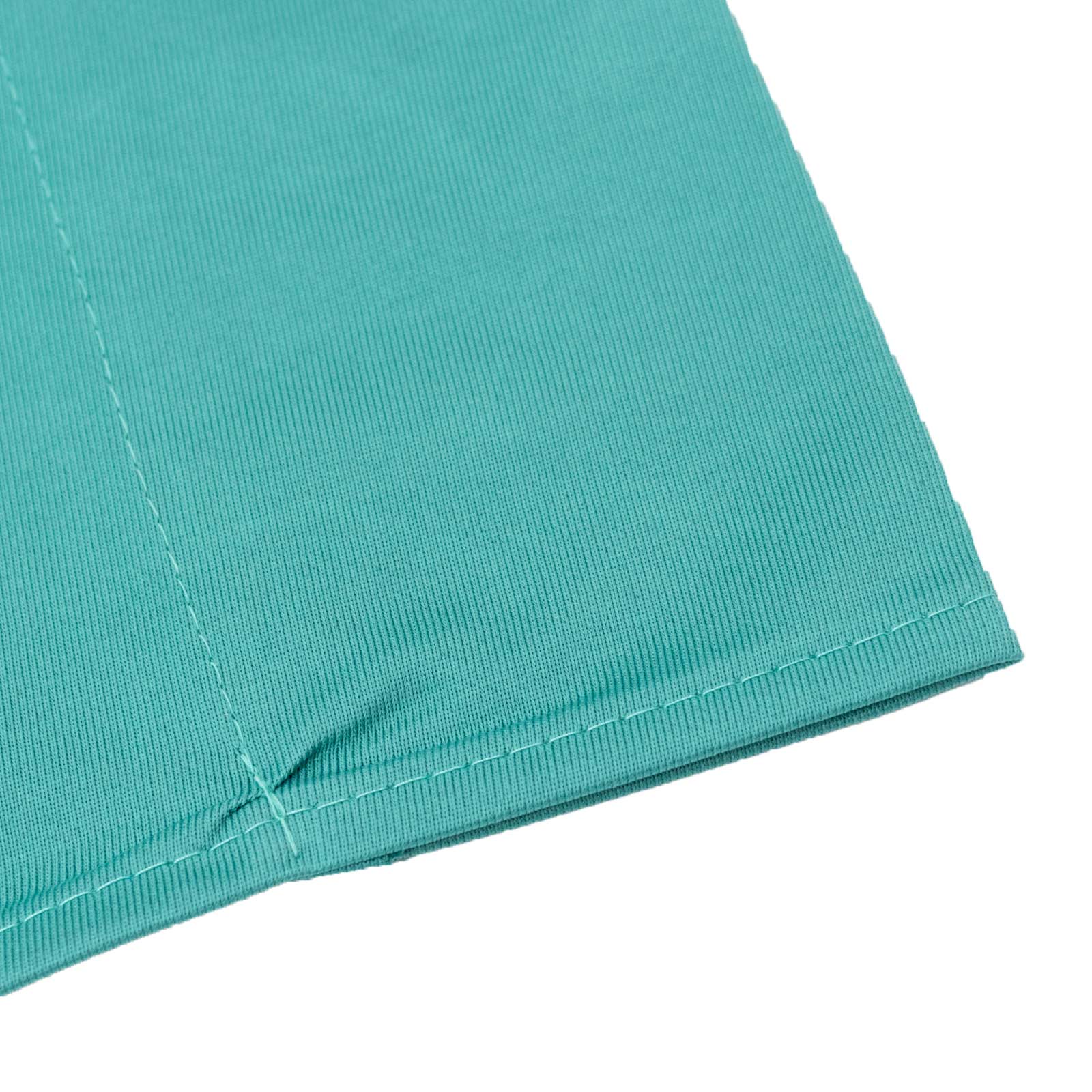 Scuba Polyester Event Backdrop Curtain Turquoise 10ftx10ft Durable Flame Resistant Wrinkle-Free Photography Drape Panel With Rod Pocket - Image 9
