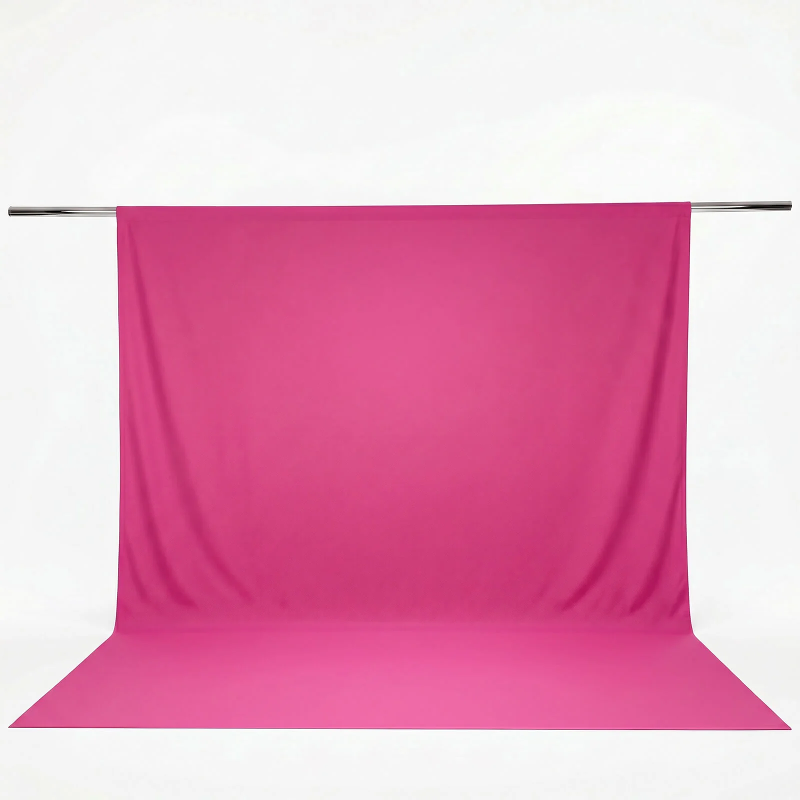Scuba Polyester Event Backdrop Curtain Fuchsia 10ftx12ft Durable Flame Resistant Wrinkle-Free Photography Drape Panel With Rod Pocket - Image 2