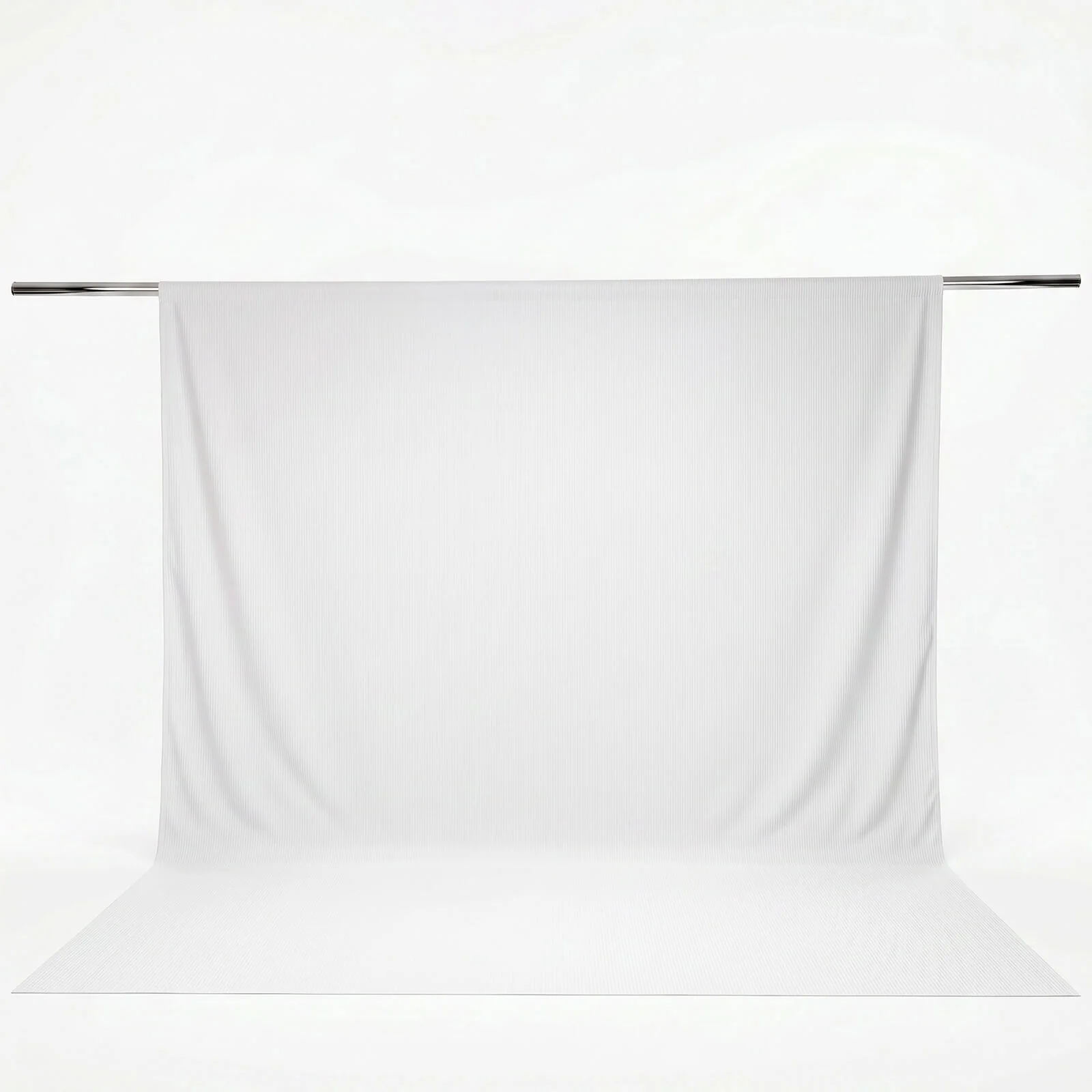 Scuba Polyester Event Backdrop Curtain White 10ftx12ft Durable Flame Resistant Wrinkle-Free Photography Drape Panel With Rod Pocket - Image 2