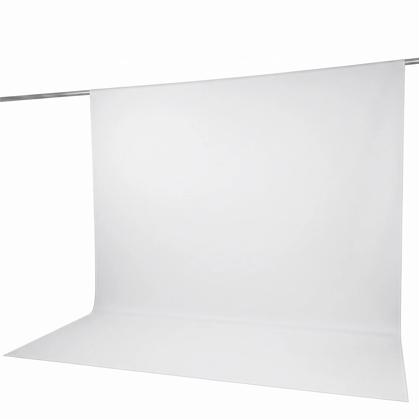 Scuba Polyester Event Backdrop Curtain White 10ftx12ft Durable Flame Resistant Wrinkle-Free Photography Drape Panel With Rod Pocket - Image 7