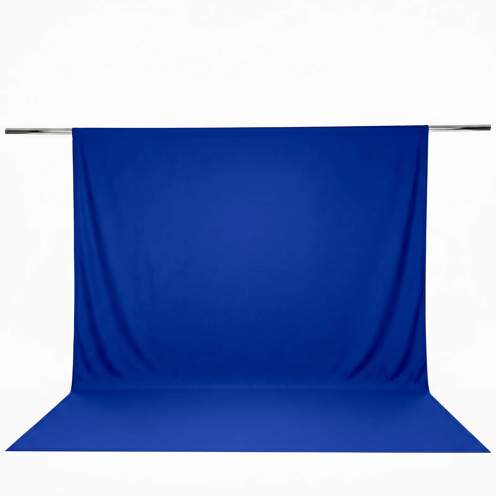 Scuba Polyester Event Backdrop Curtain Royal Blue 10ftx12ft Durable Flame Resistant Wrinkle-Free Photography Drape Panel With Rod Pocket - Image 2