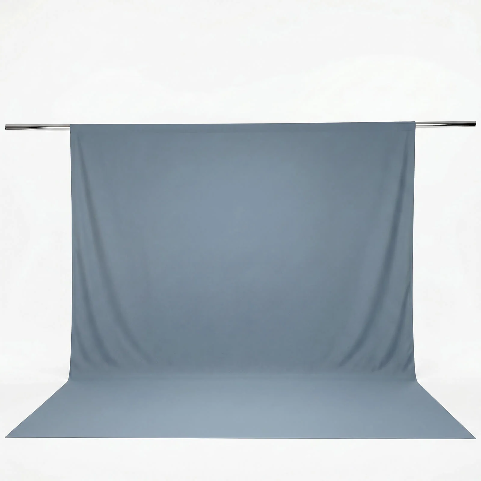 Scuba Polyester Event Backdrop Curtain Dusty Blue 10ftx12ft Durable Flame Resistant Wrinkle-Free Photography Drape Panel With Rod Pocket - Image 2