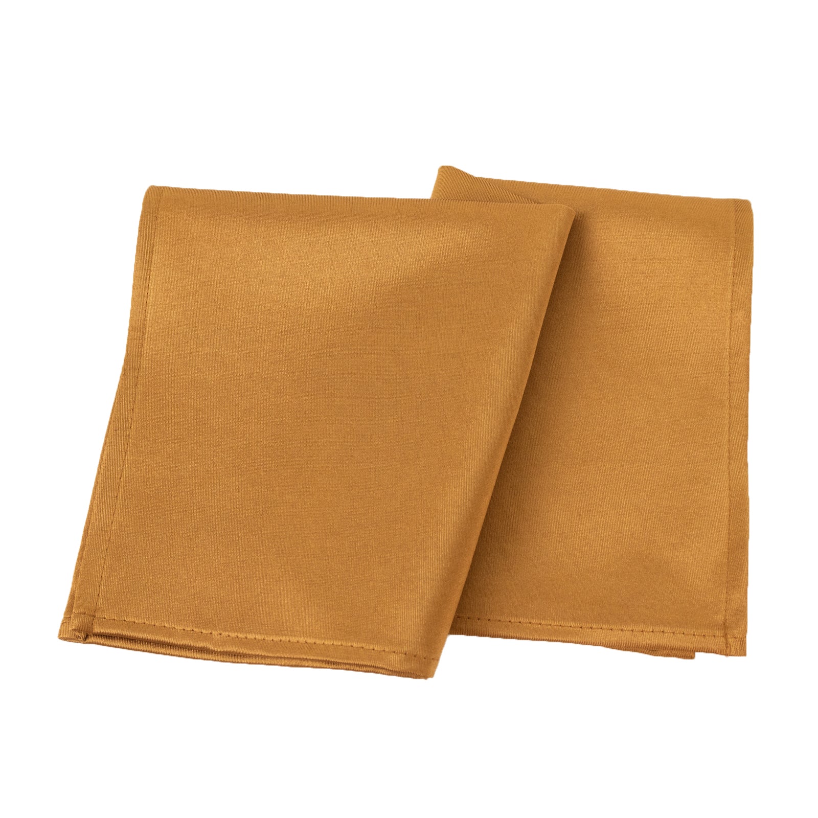 5 Pack Shimmer Gold Scuba Napkins – 17"x17" Wrinkle-Free & Stain-Resistant Cloth Table Napkins - Image 6